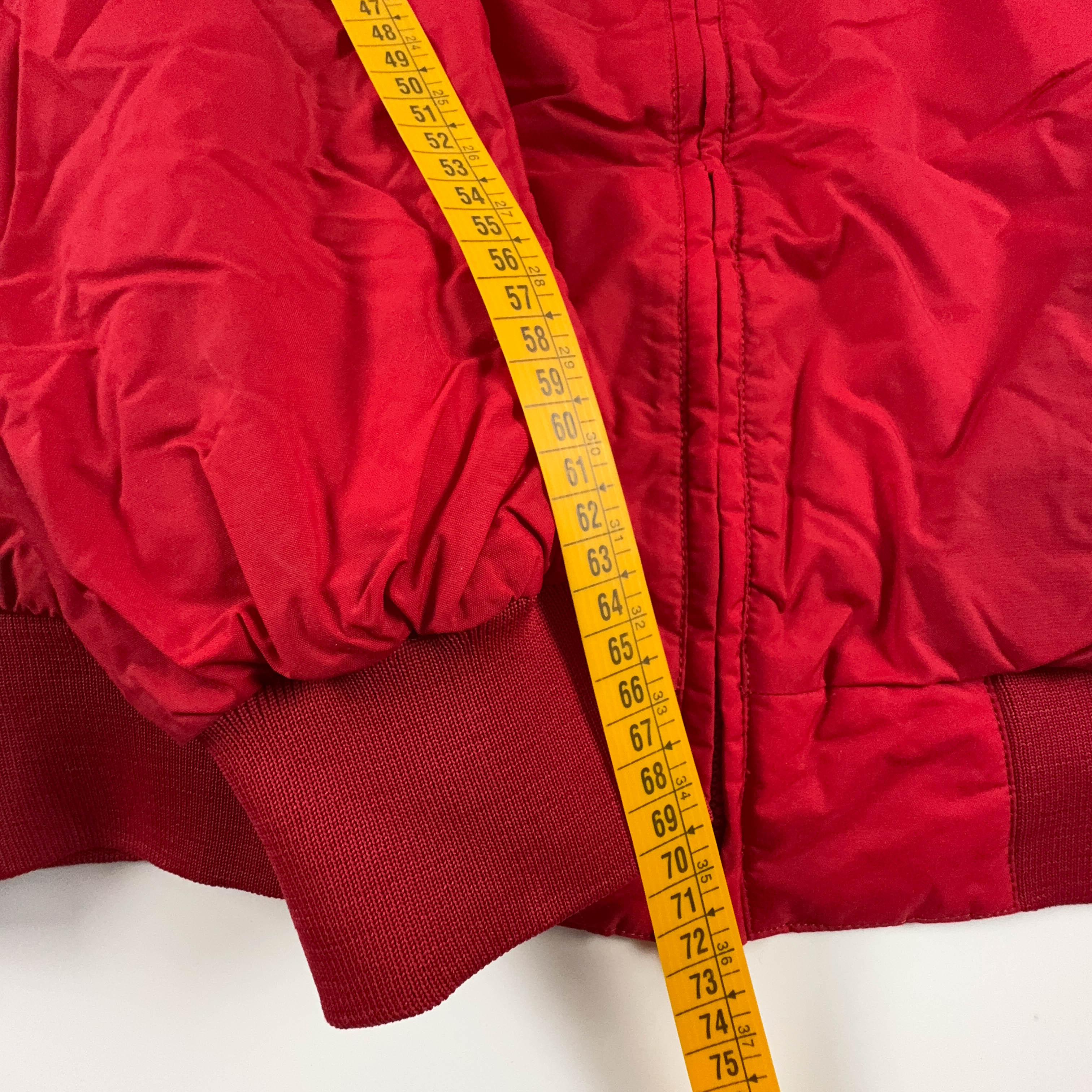 Giacca Bomber North Sails rosso con zip - Taglia XL/XXL uomo