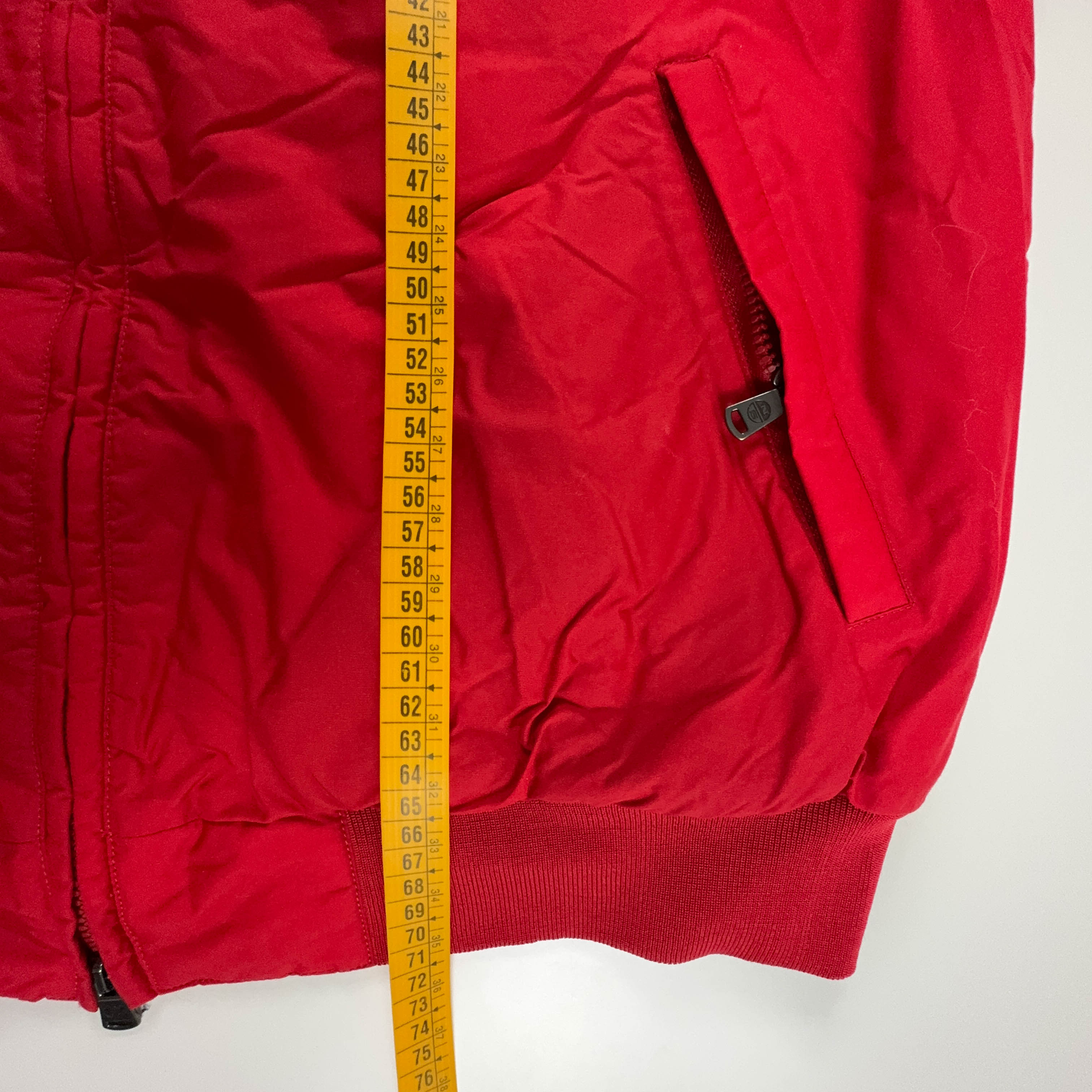 Giacca Bomber North Sails rosso con zip - Taglia XL/XXL uomo