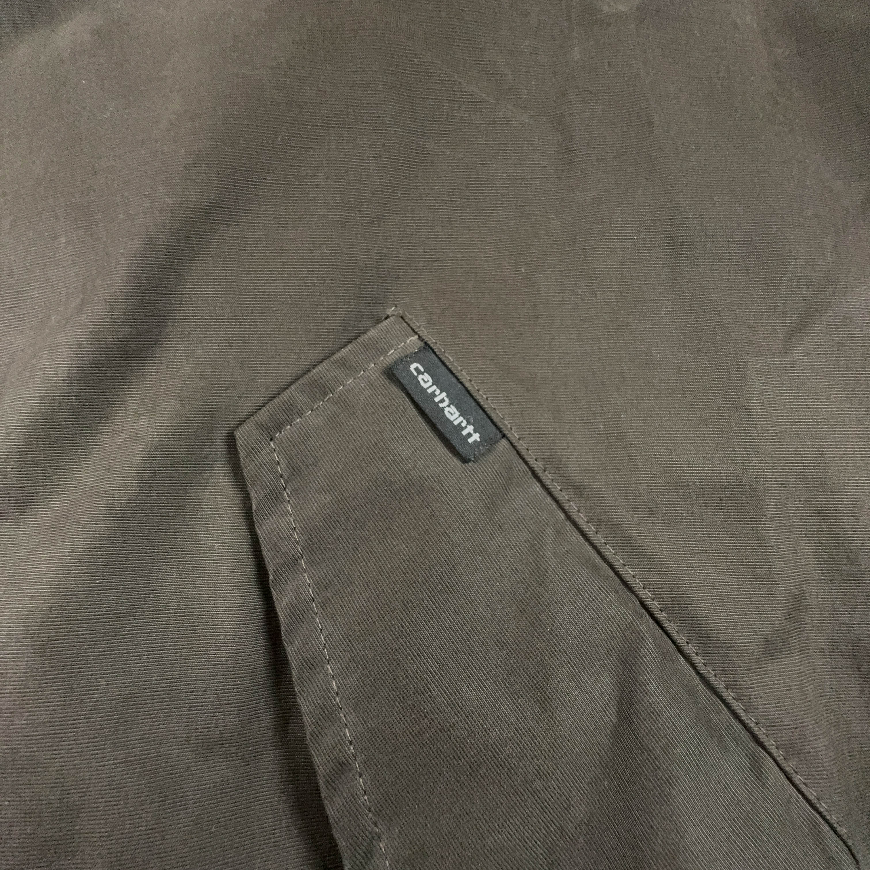 Giacca Carhartt Scooter Jacket marrone con zip e tasche - Taglia L uomo