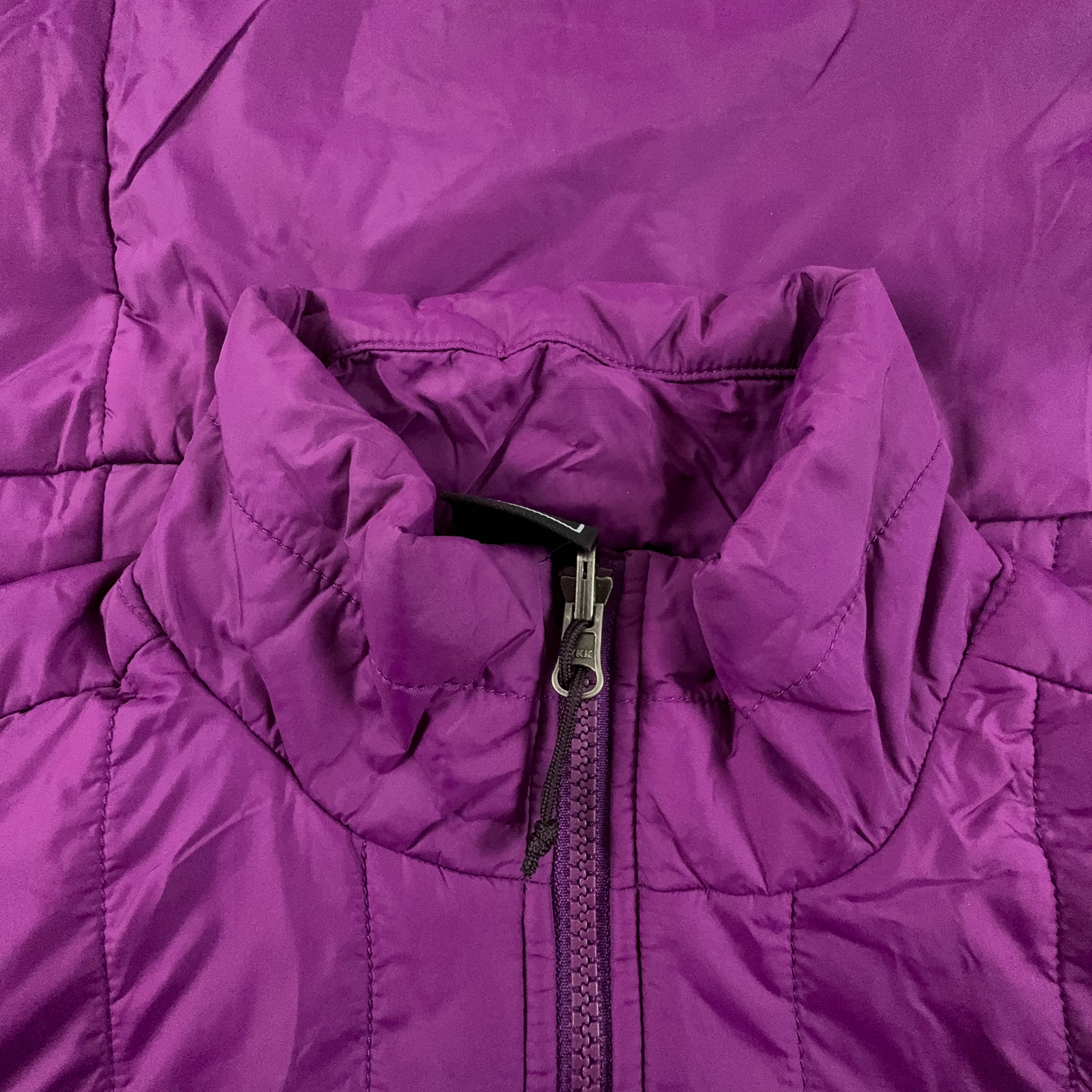 Giacca The North Face trapuntata viola con zip - Taglia M donna