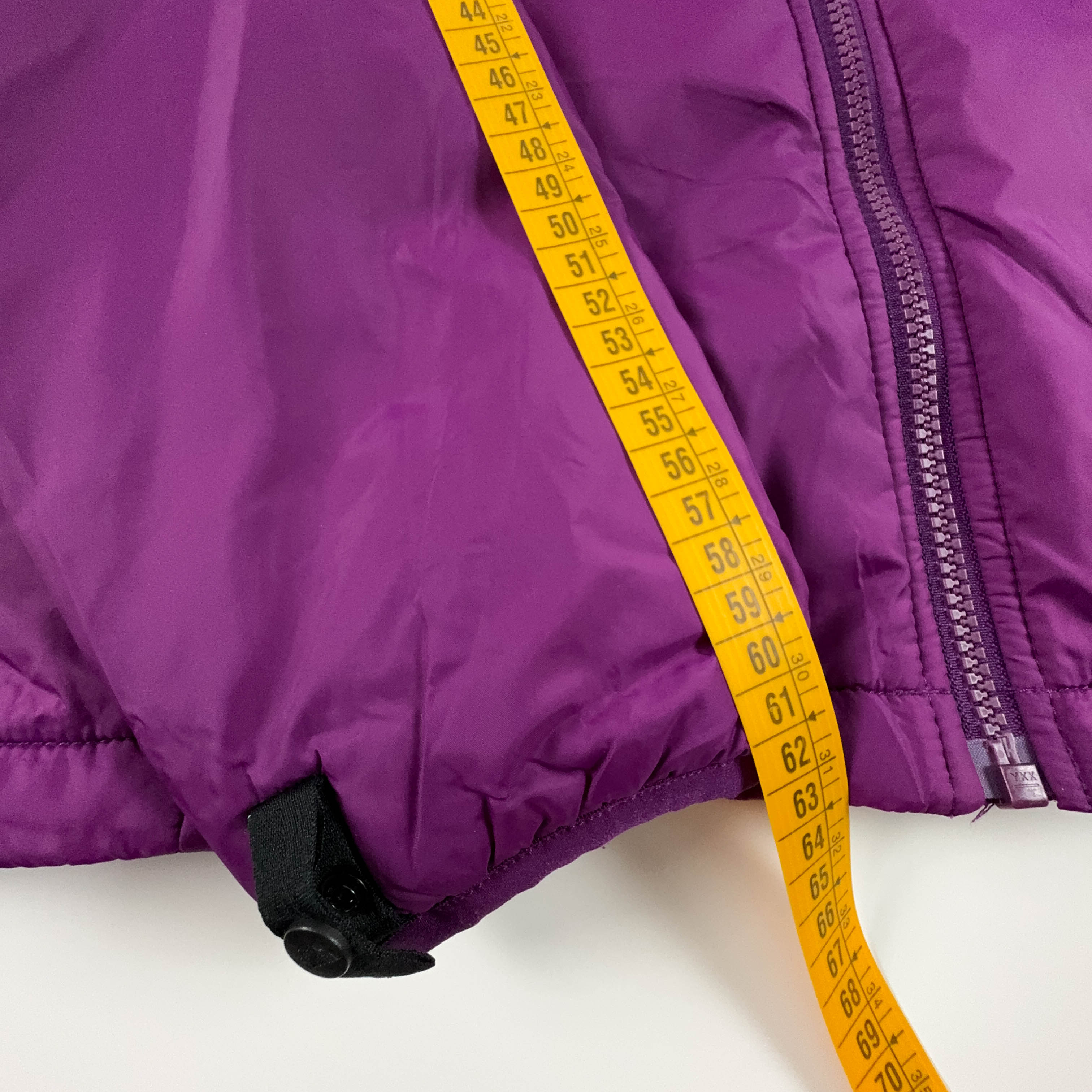 Giacca The North Face trapuntata viola con zip - Taglia M donna