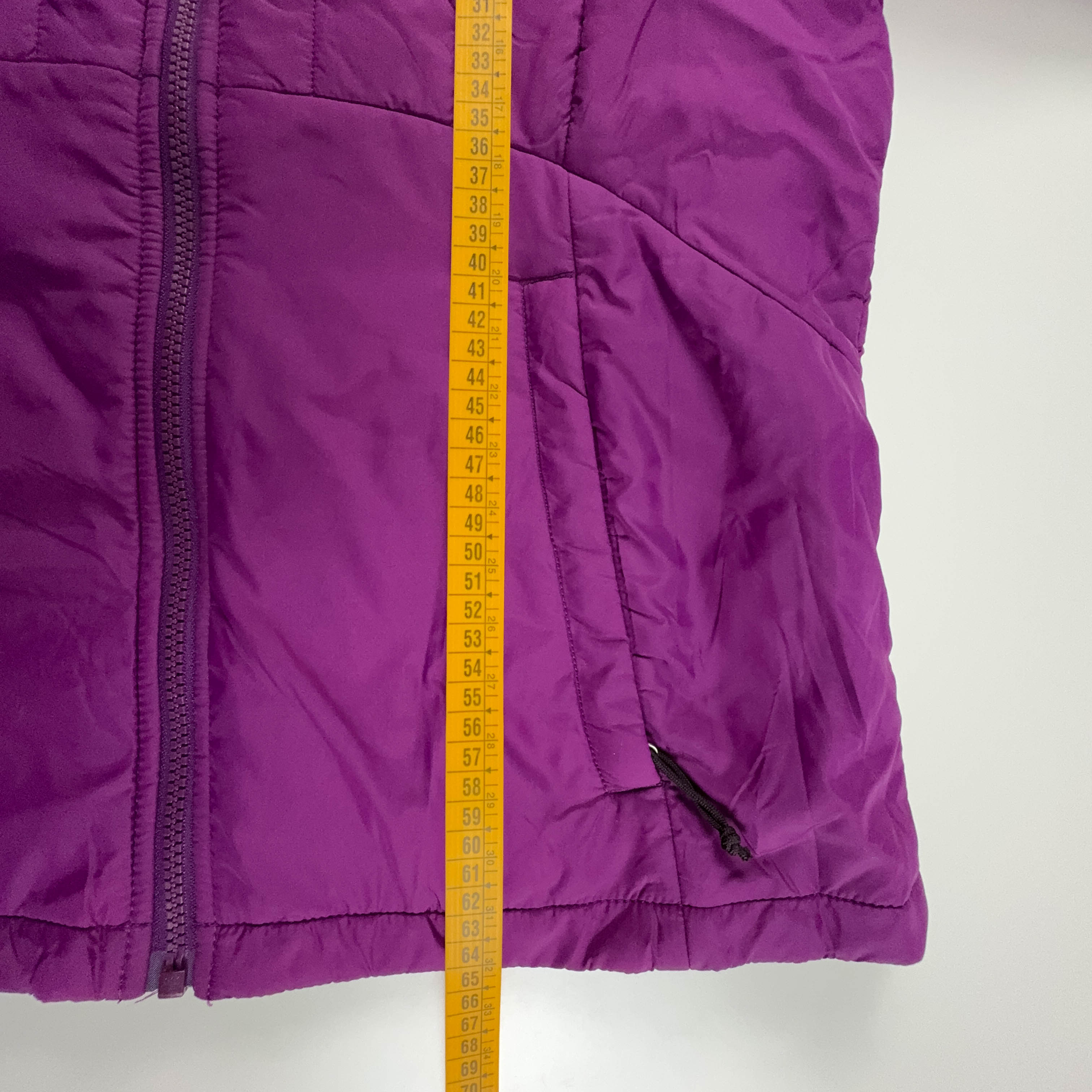 Giacca The North Face trapuntata viola con zip - Taglia M donna