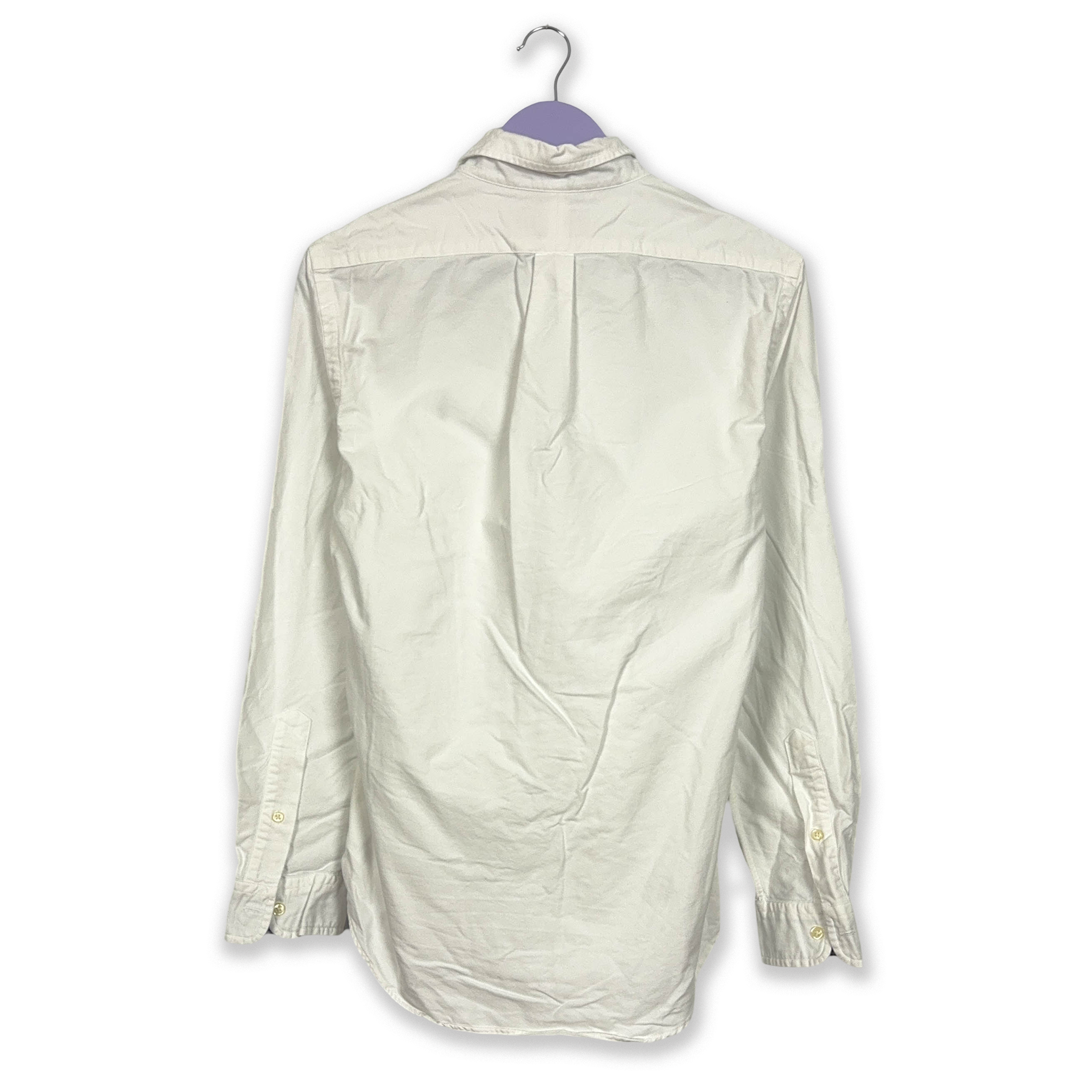 Camicia Ralph Lauren bianca tinta unita slim fit - Taglia S uomo