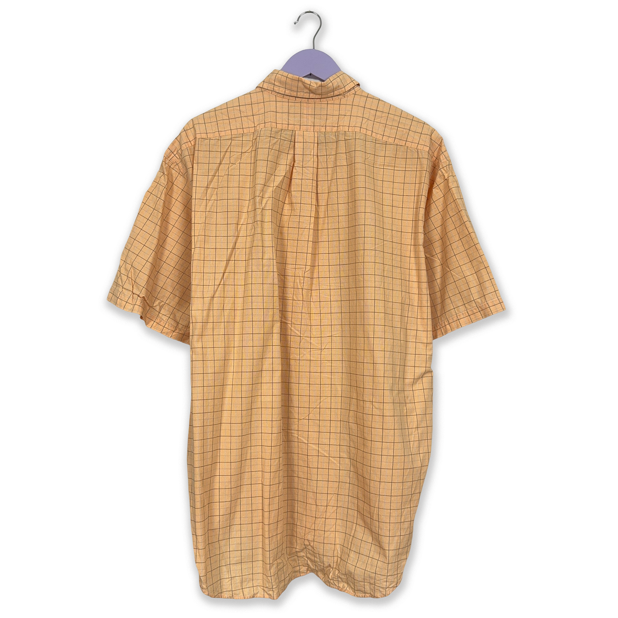 Camicia Ralph Lauren a quadri arancione blake - Taglia XL uomo