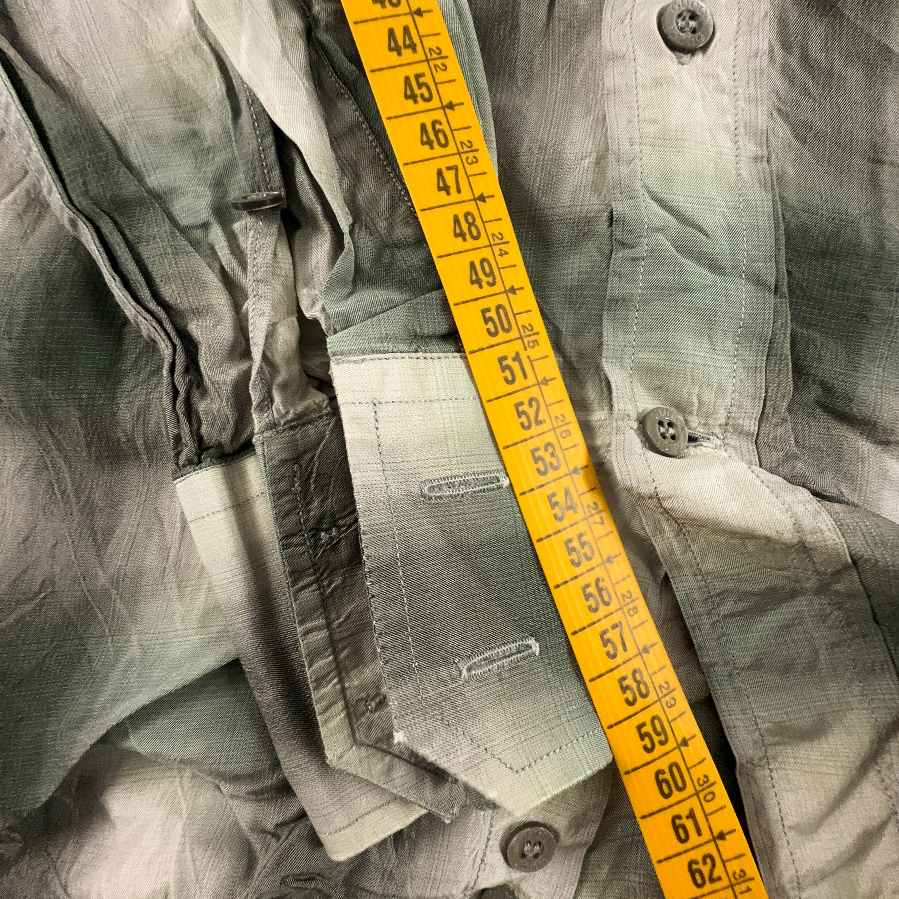 Camicia Gucci a quadri grigia e beige - Taglia 38 15 uomo