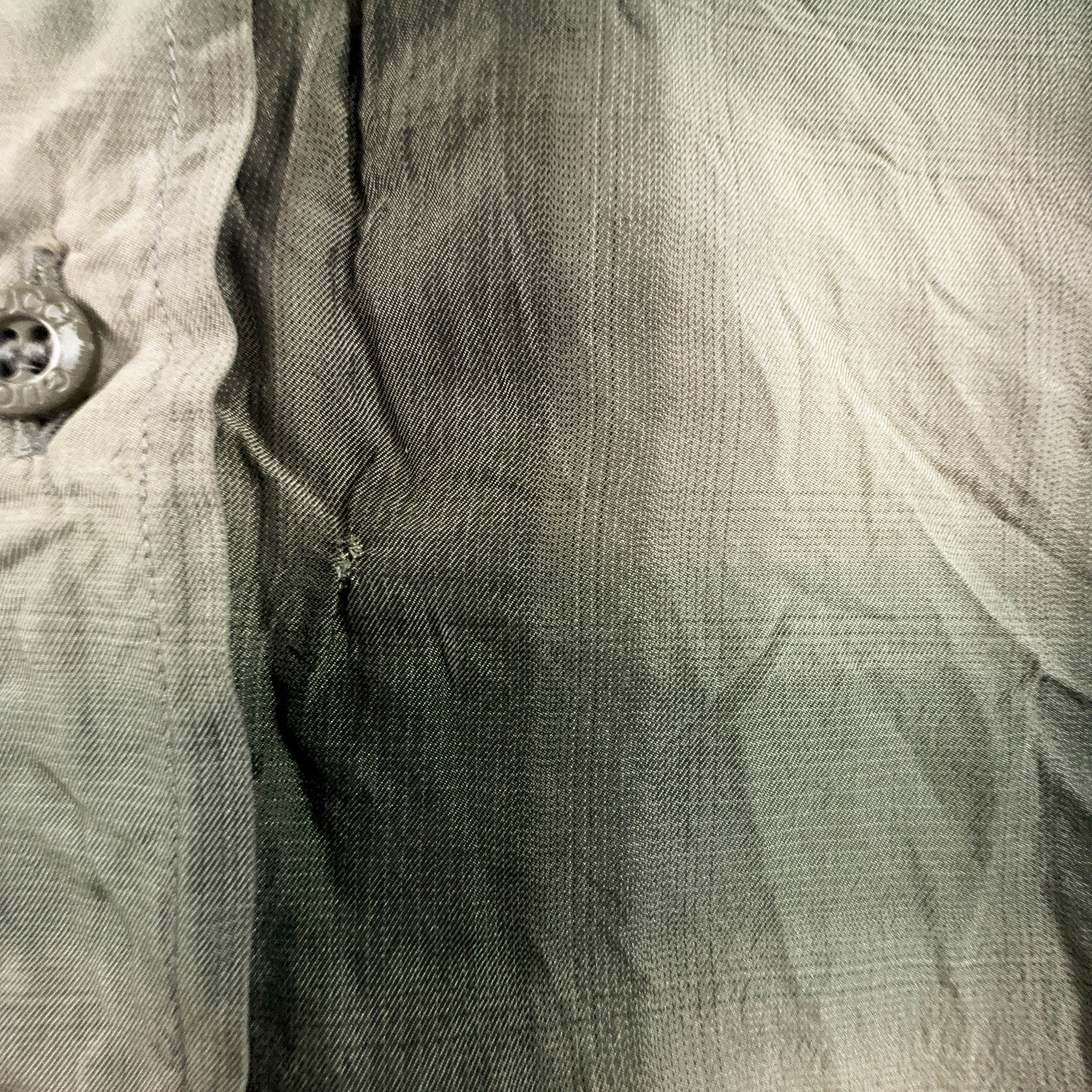 Camicia Gucci a quadri grigia e beige - Taglia 38 15 uomo