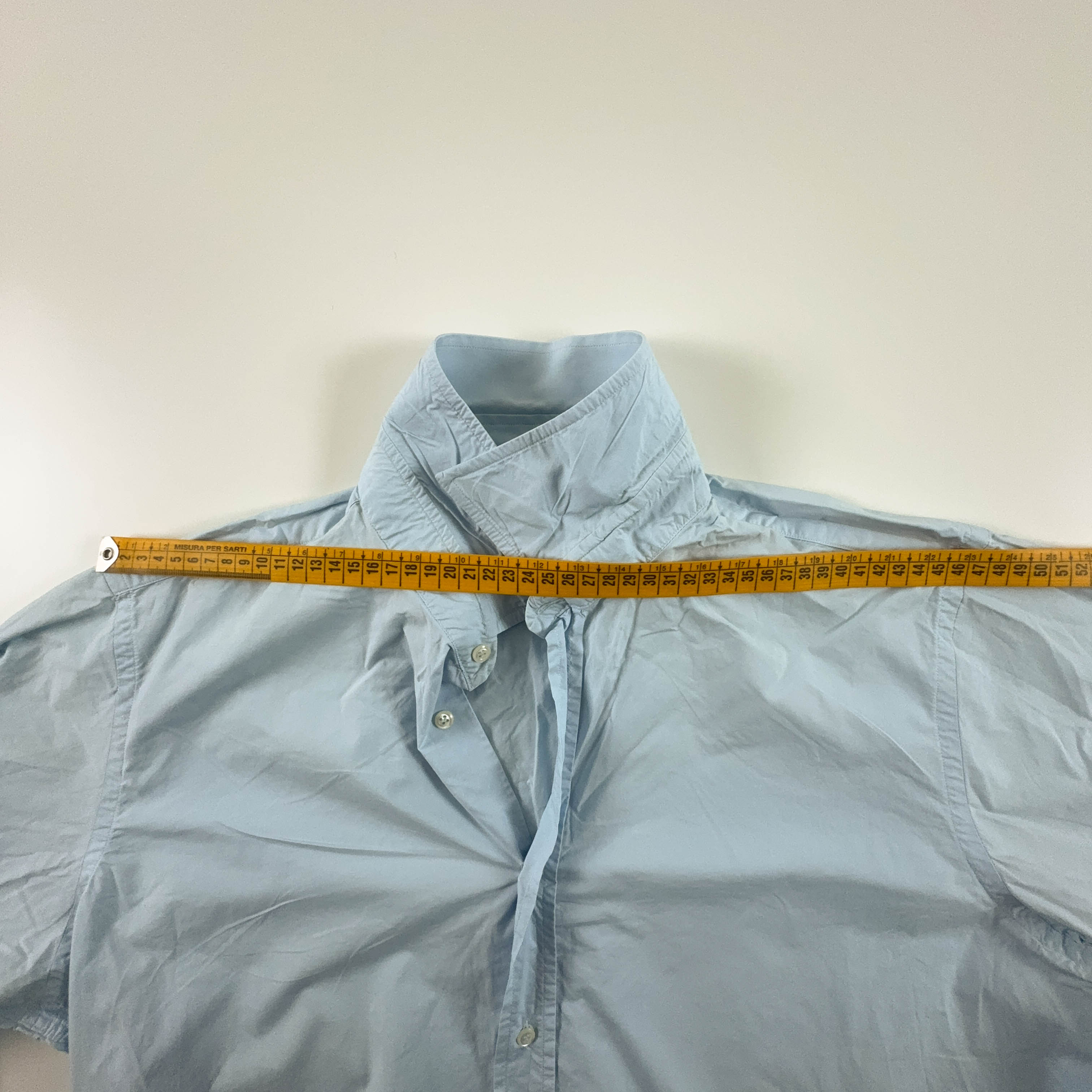 Camicia D&G azzurra tinta unita - Taglia L/XL uomo