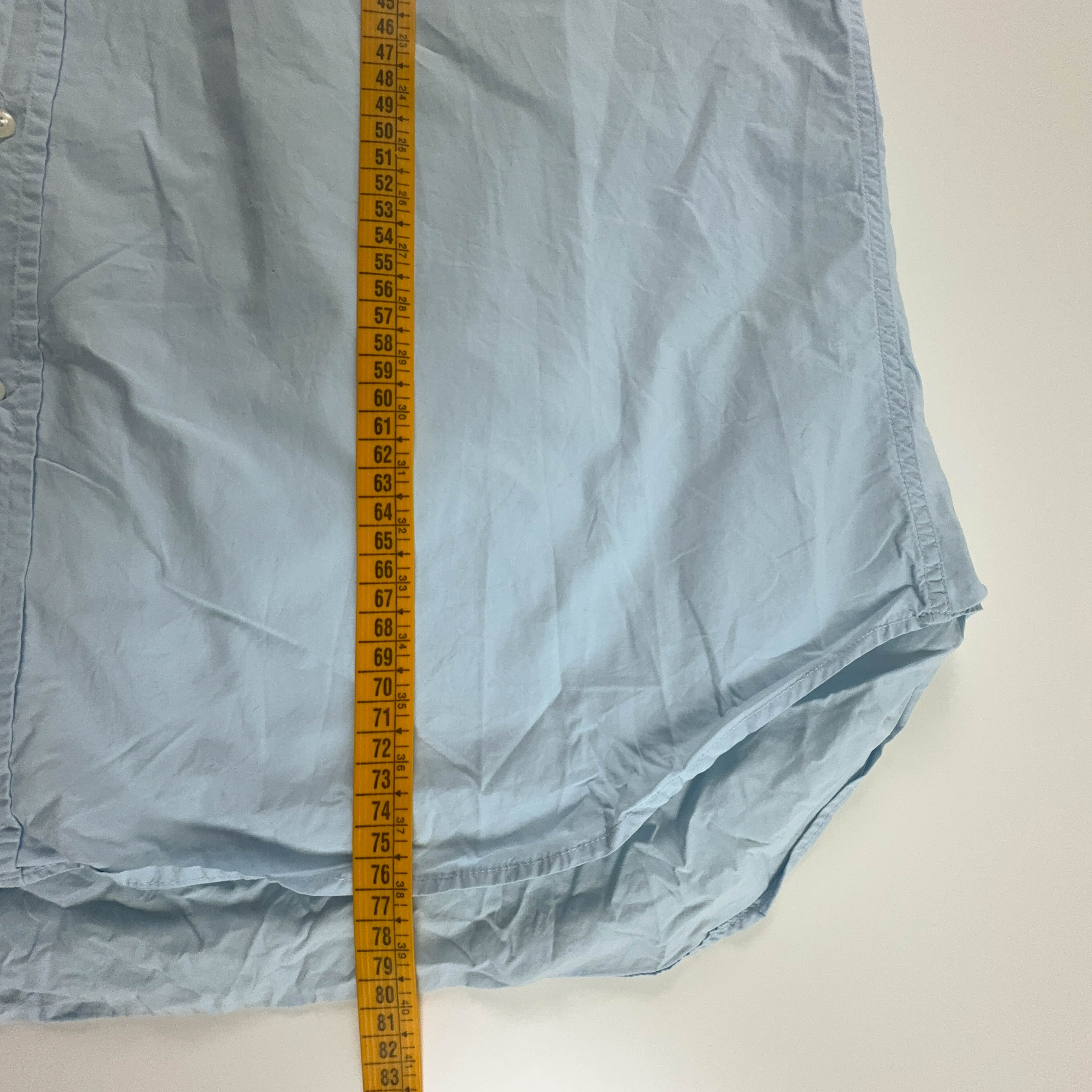 Camicia D&G azzurra tinta unita - Taglia L/XL uomo