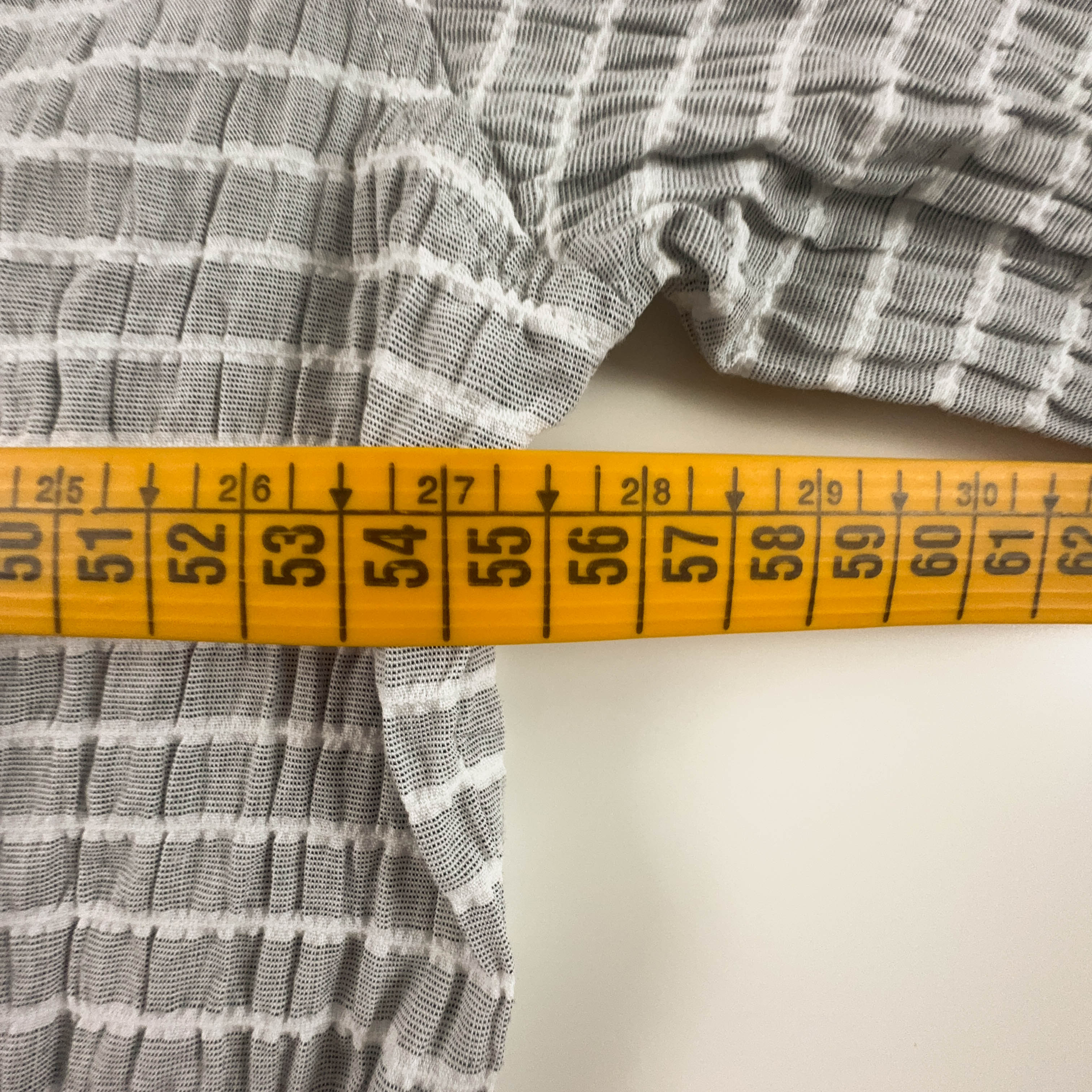 Camicia Gianni Versace a righe grigia e bianca - Taglia XL uomo