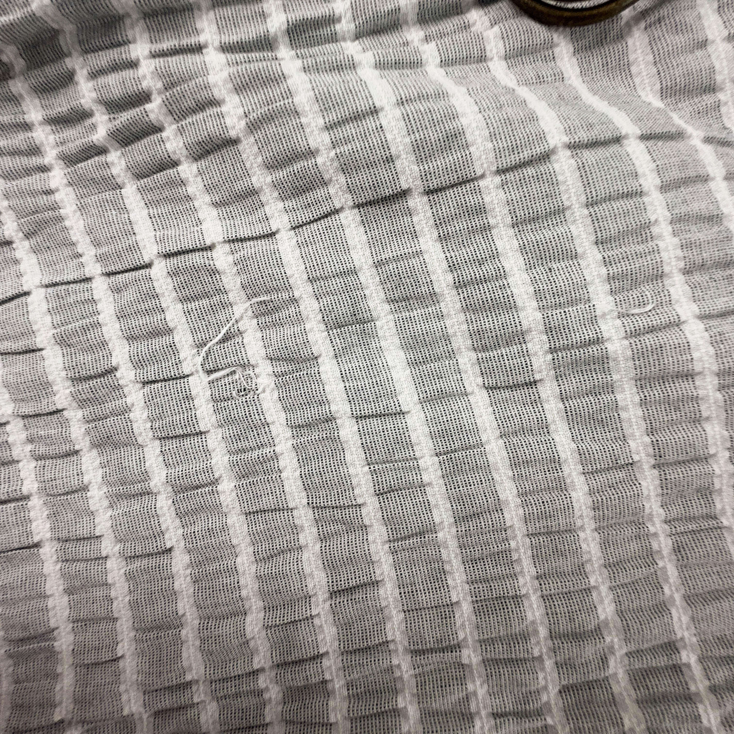 Camicia Gianni Versace a righe grigia e bianca - Taglia XL uomo