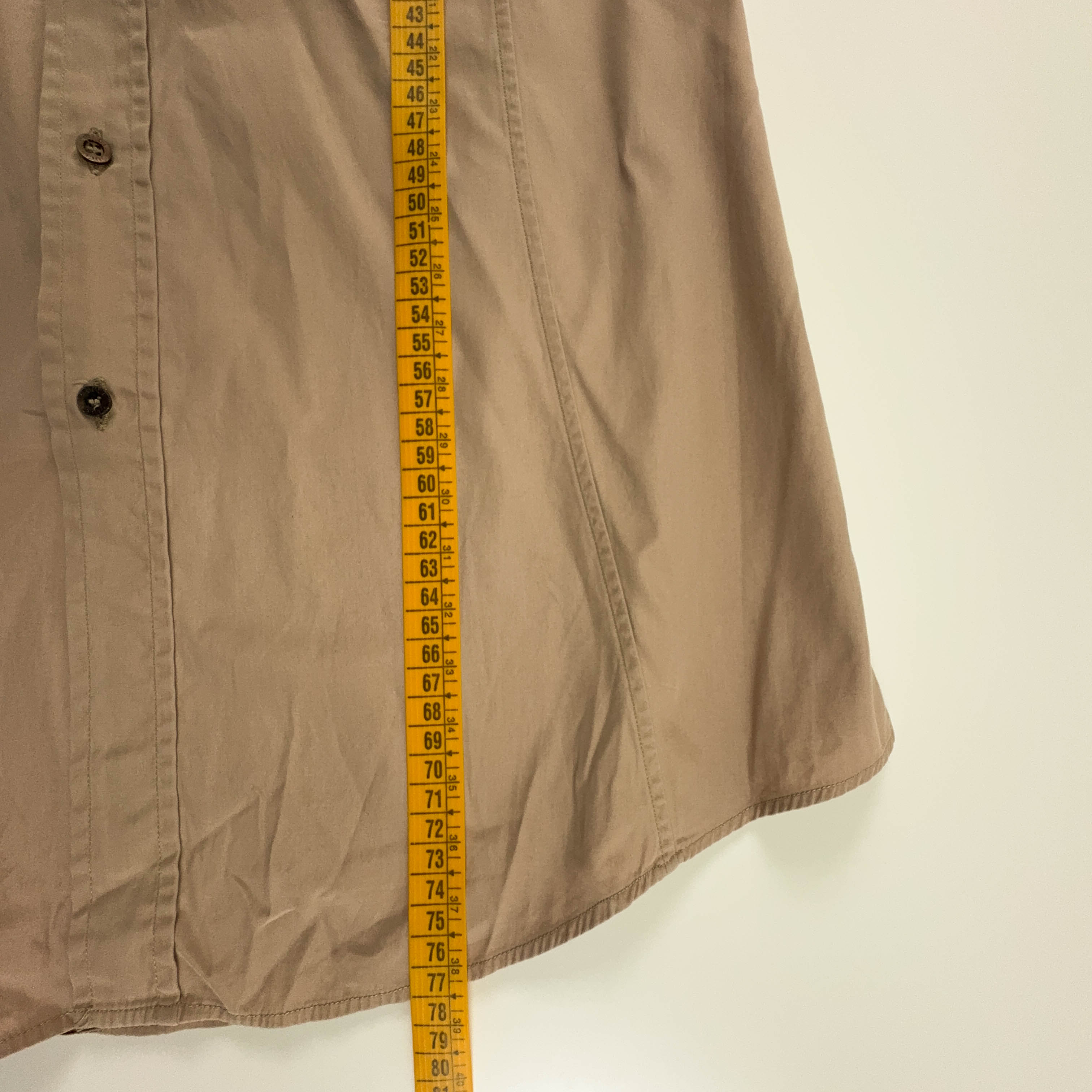 Camicia Gucci marrone chiaro tinta unita - Taglia 43 17 uomo