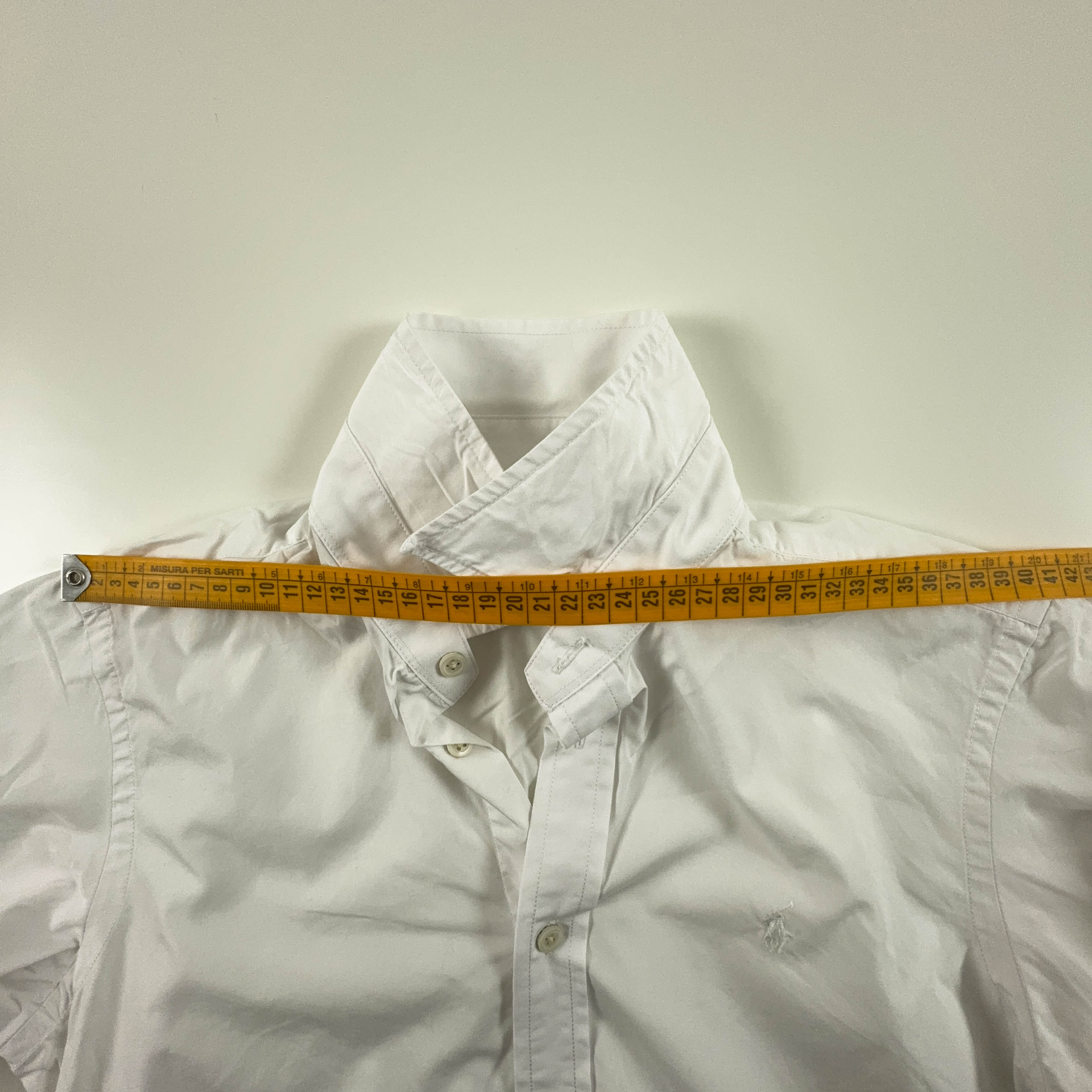 Camicia Ralph Lauren bianca tinta unita - Taglia 18 anni uomo