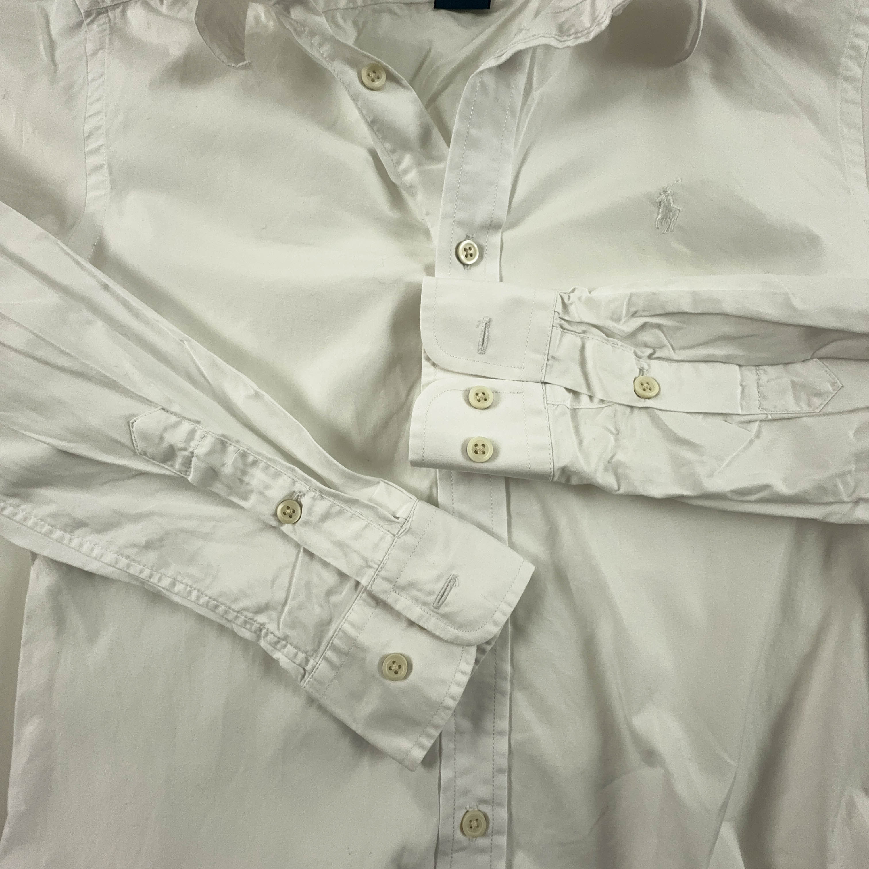 Camicia Ralph Lauren bianca tinta unita - Taglia 18 anni uomo
