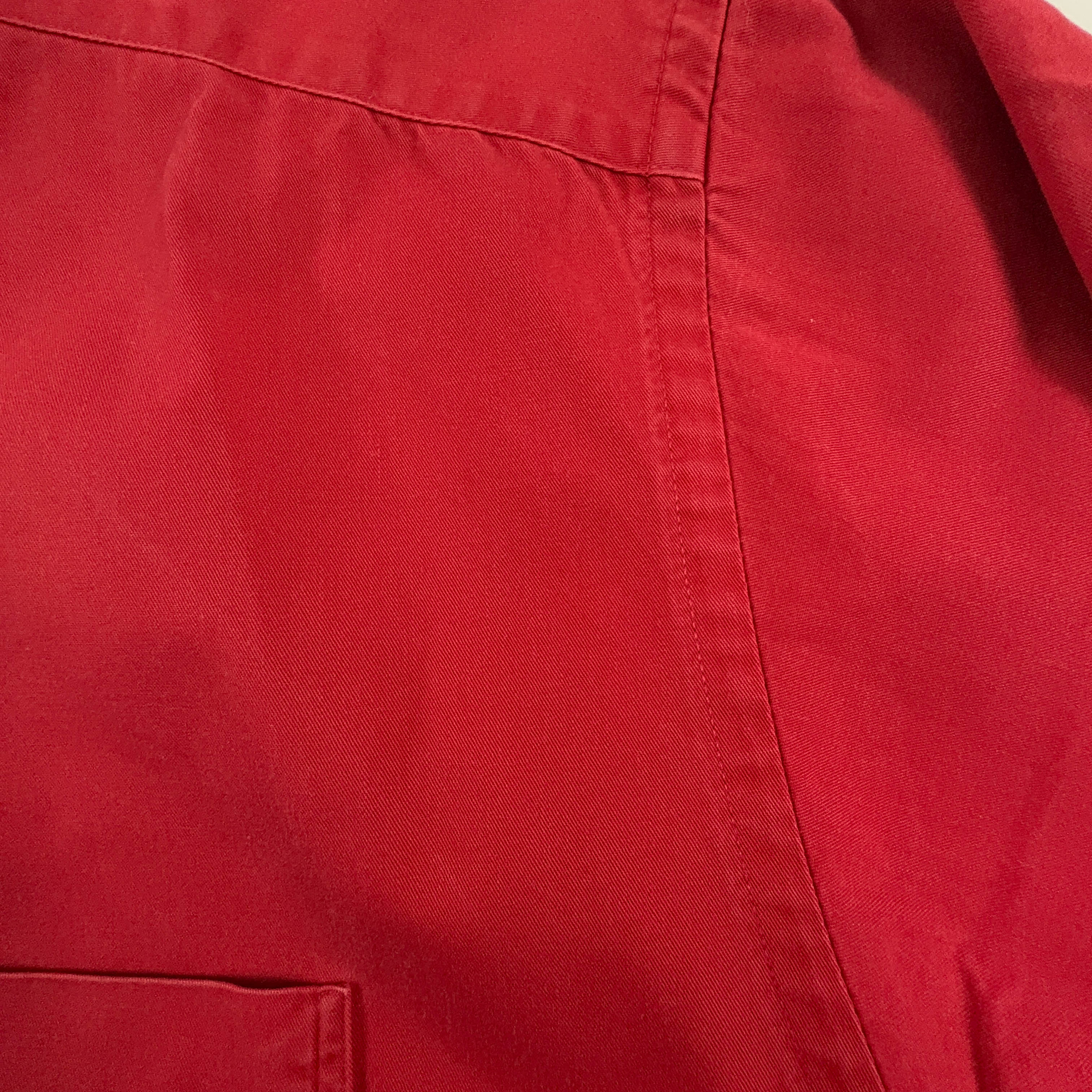 Camicia Tommy Hilfiger rossa tinta unita - Taglia XL/XXL uomo