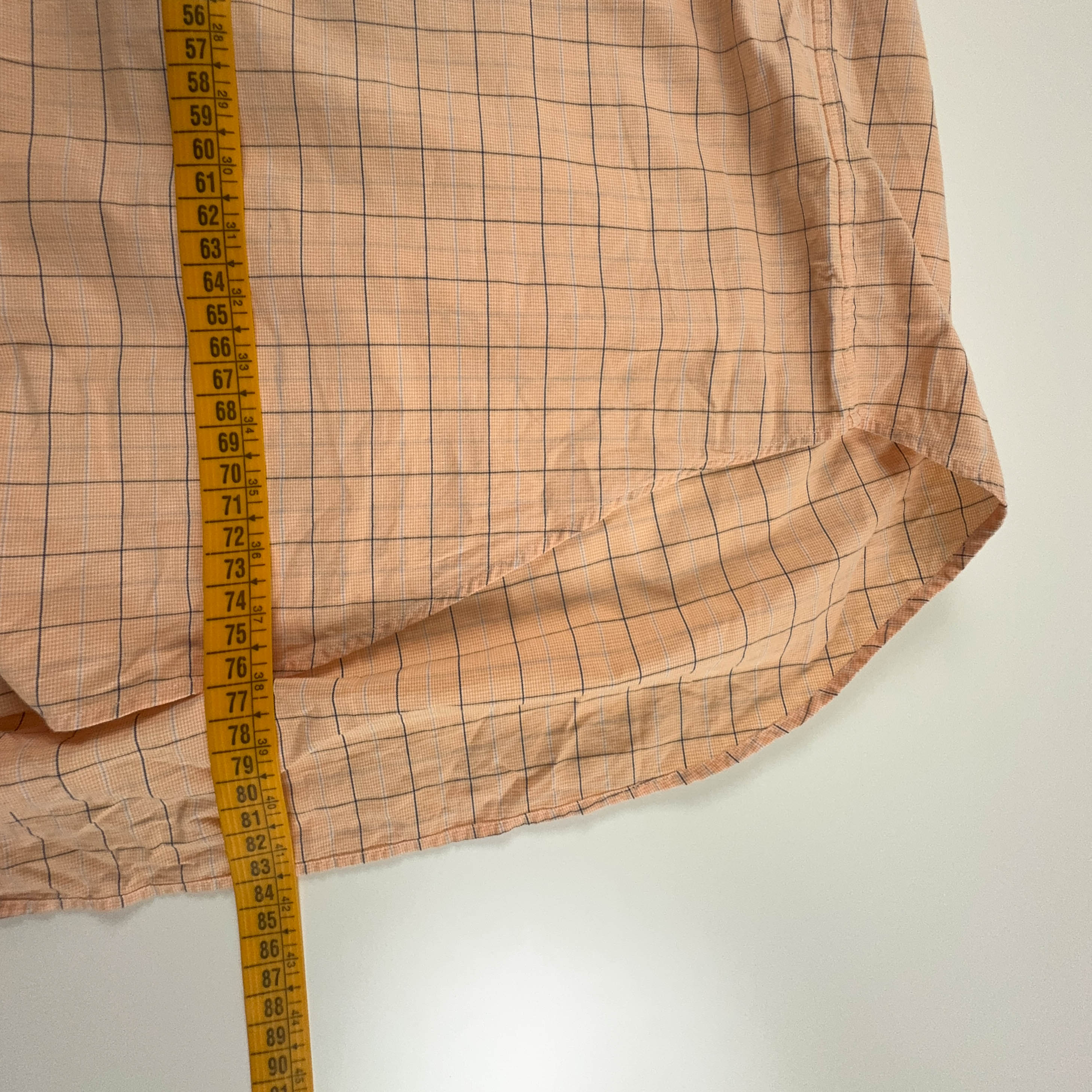 Camicia Ralph Lauren a quadri arancione blake - Taglia XL uomo