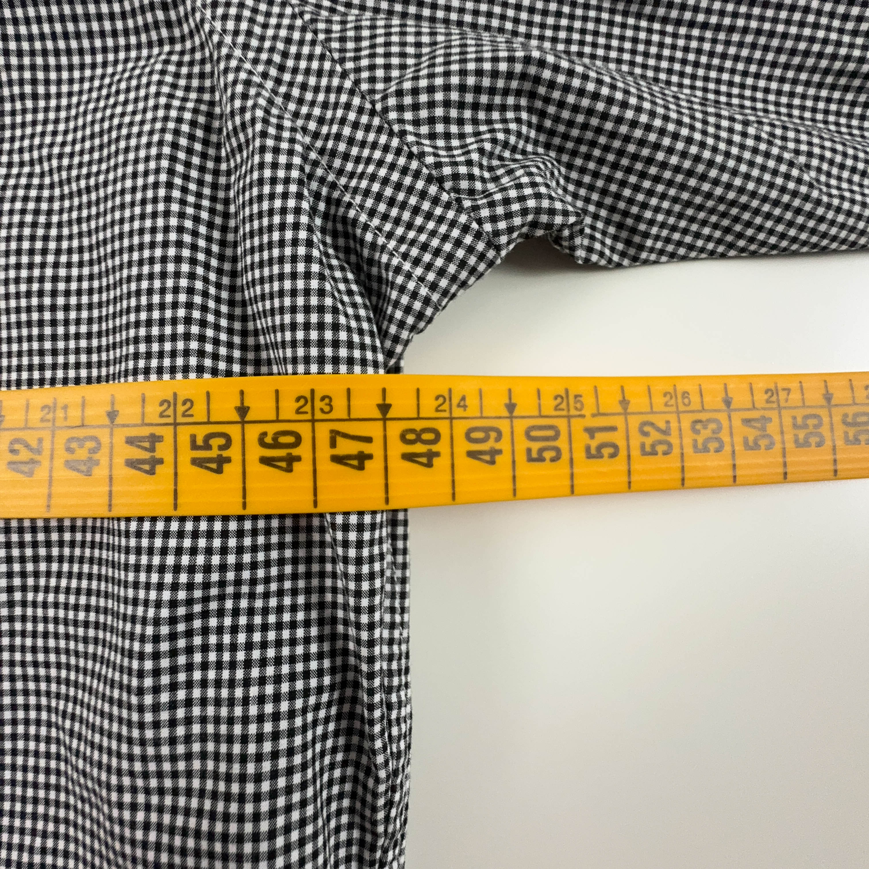 Camicia Ralph Lauren a quadri grigia e bianca slim fit - Taglia S uomo