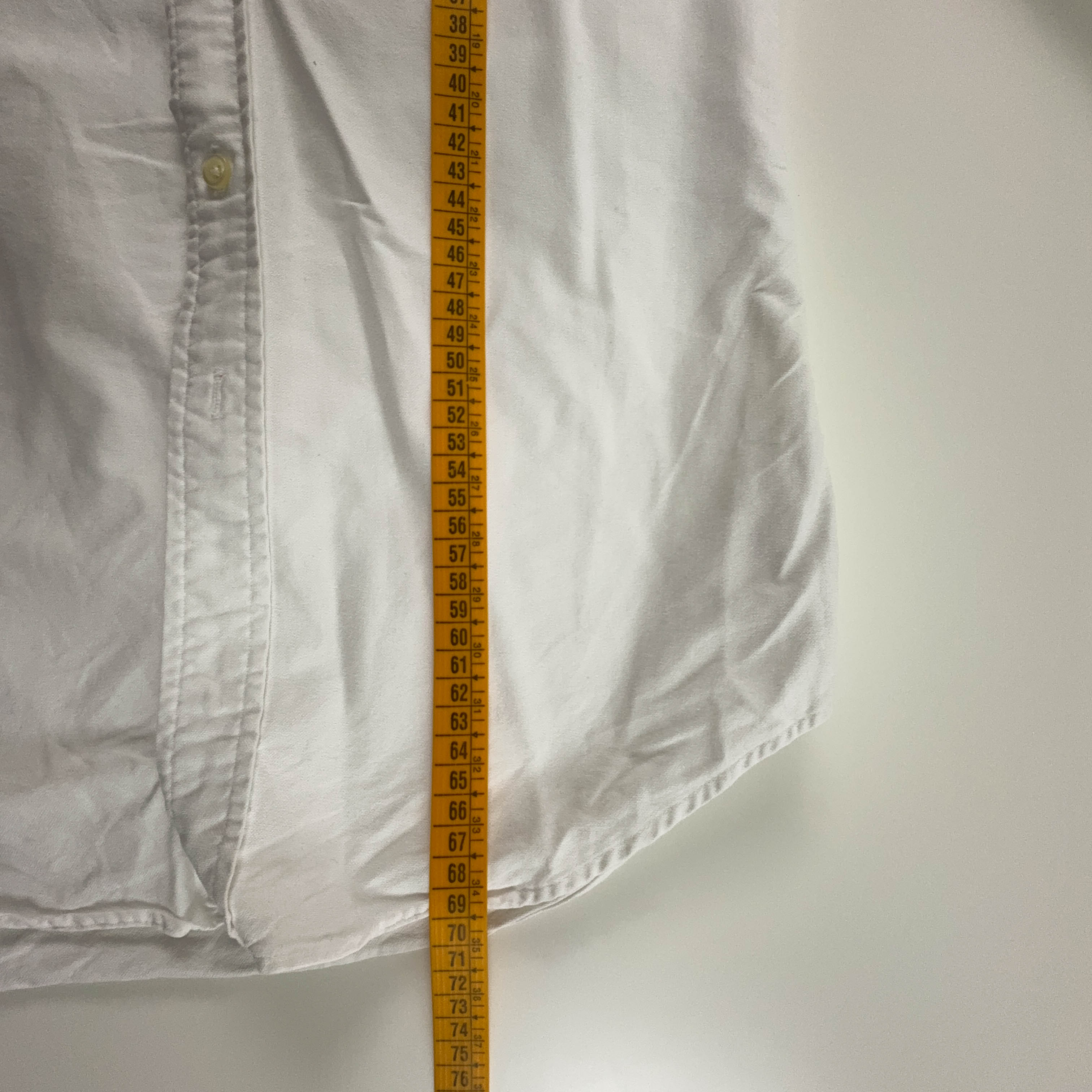 Camicia Ralph Lauren bianca tinta unita slim fit - Taglia S uomo