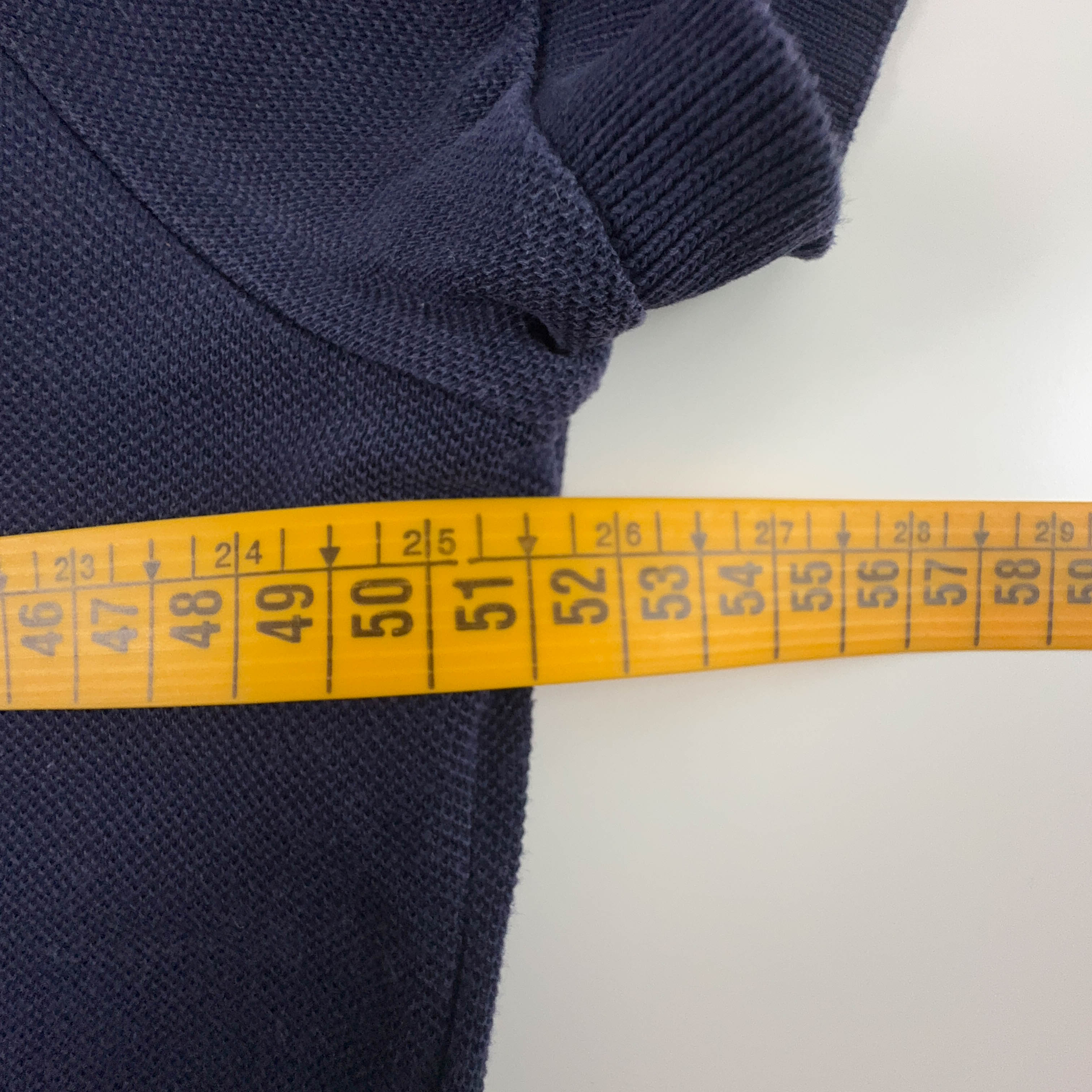 Lacoste Slim Fit Solid Color Dark Blue Polo Shirt - Men's Size 6