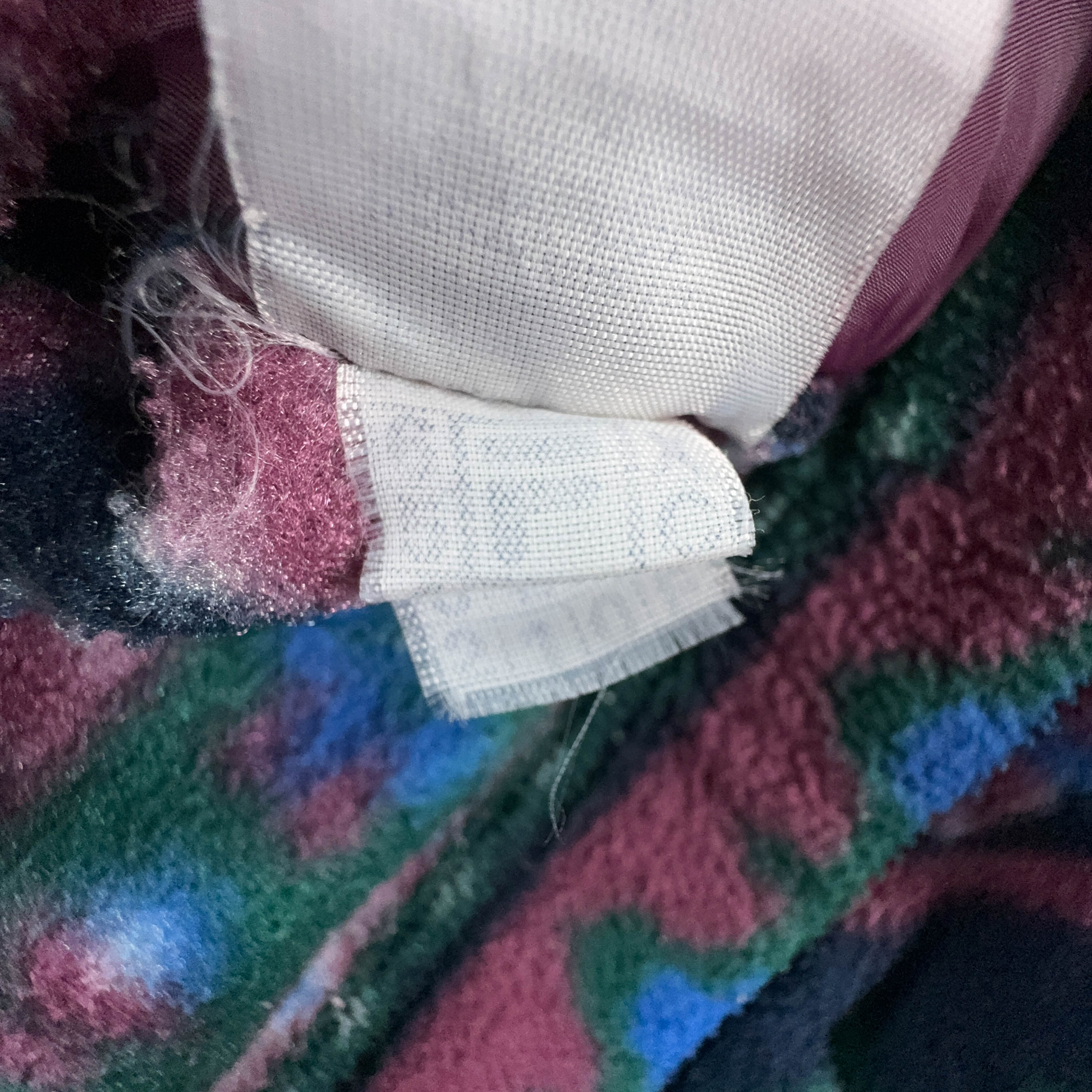 Fila Vintage Crewneck Pile with Bordeaux and Blue Stripes - Size I48 Men