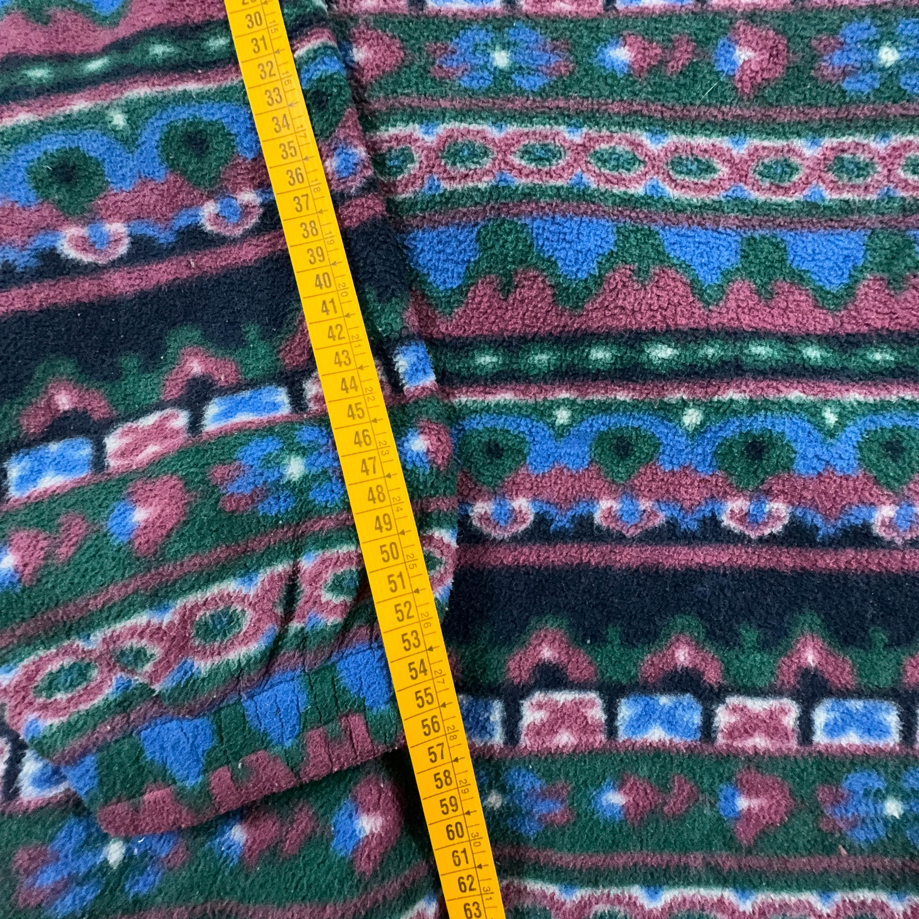 Fila Vintage Crewneck Pile with Bordeaux and Blue Stripes - Size I48 Men