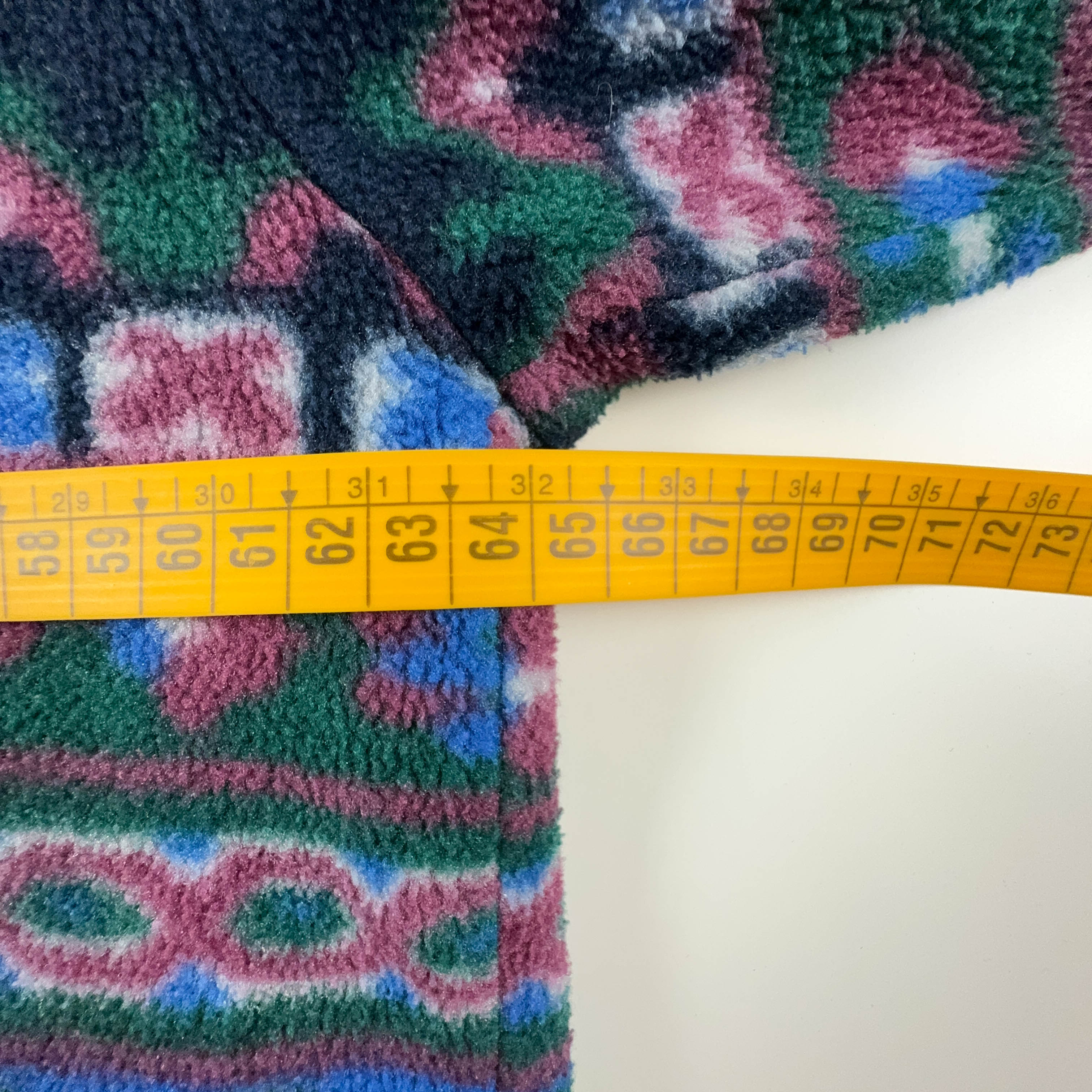 Fila Vintage Crewneck Pile with Bordeaux and Blue Stripes - Size I48 Men