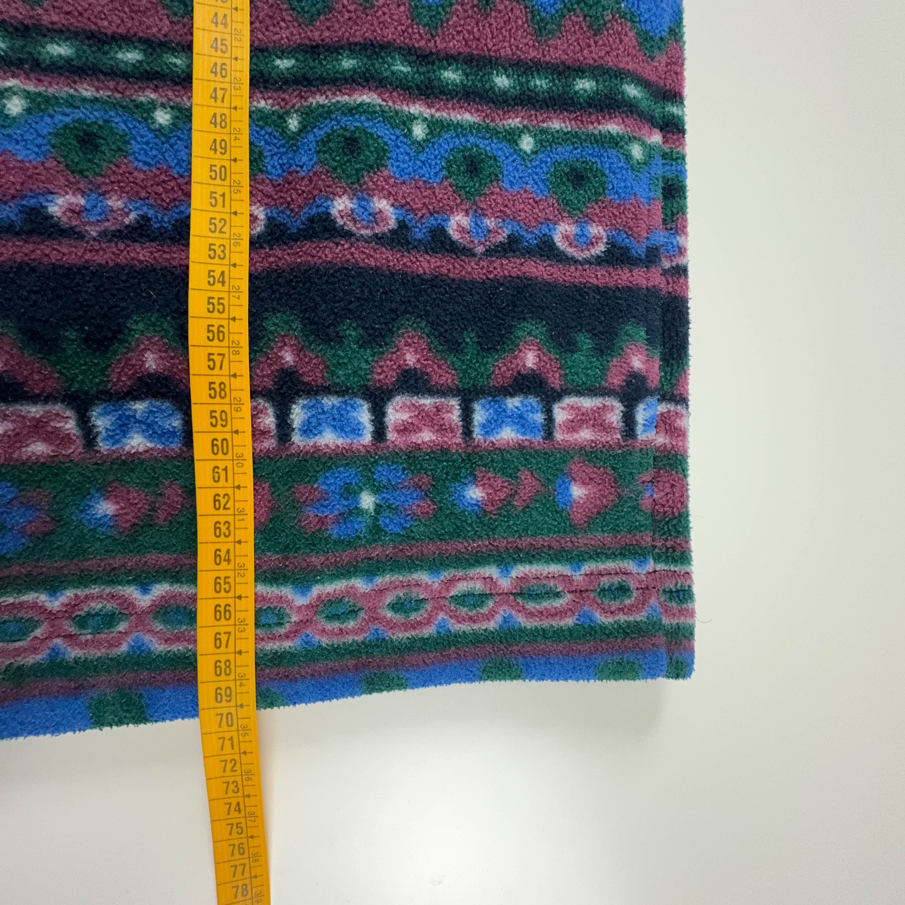 Fila Vintage Crewneck Pile with Bordeaux and Blue Stripes - Size I48 Men