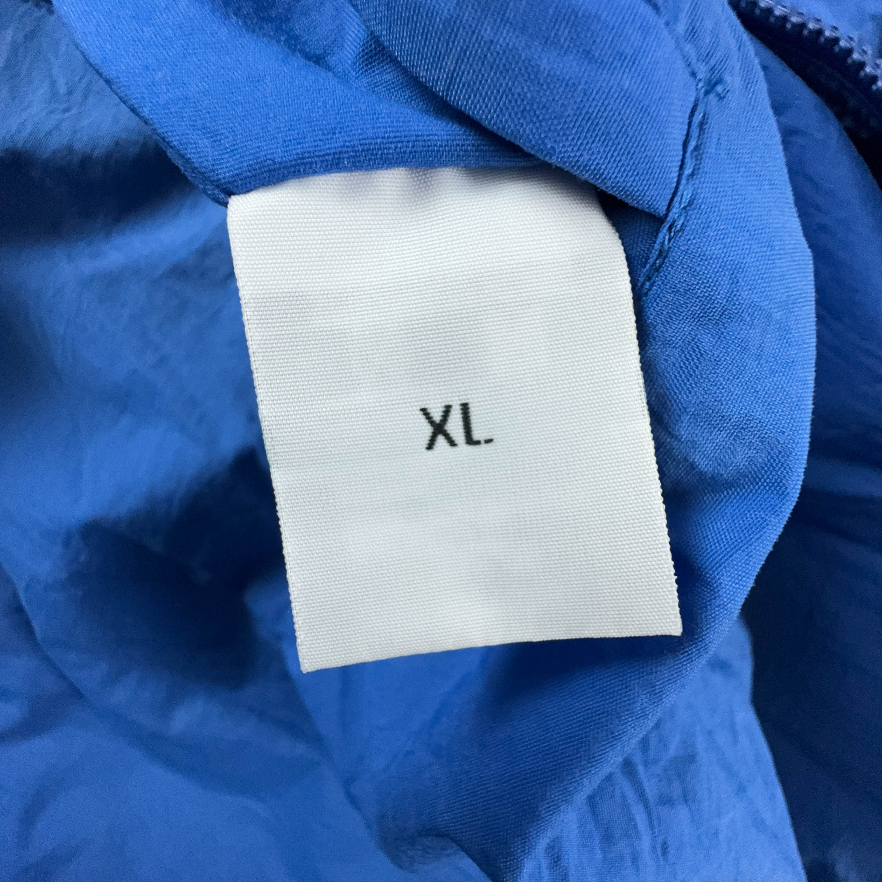 Vintage Hot Line Sleeveless Double Face Blue and Grey Full Zip Fleece - Size XL Men