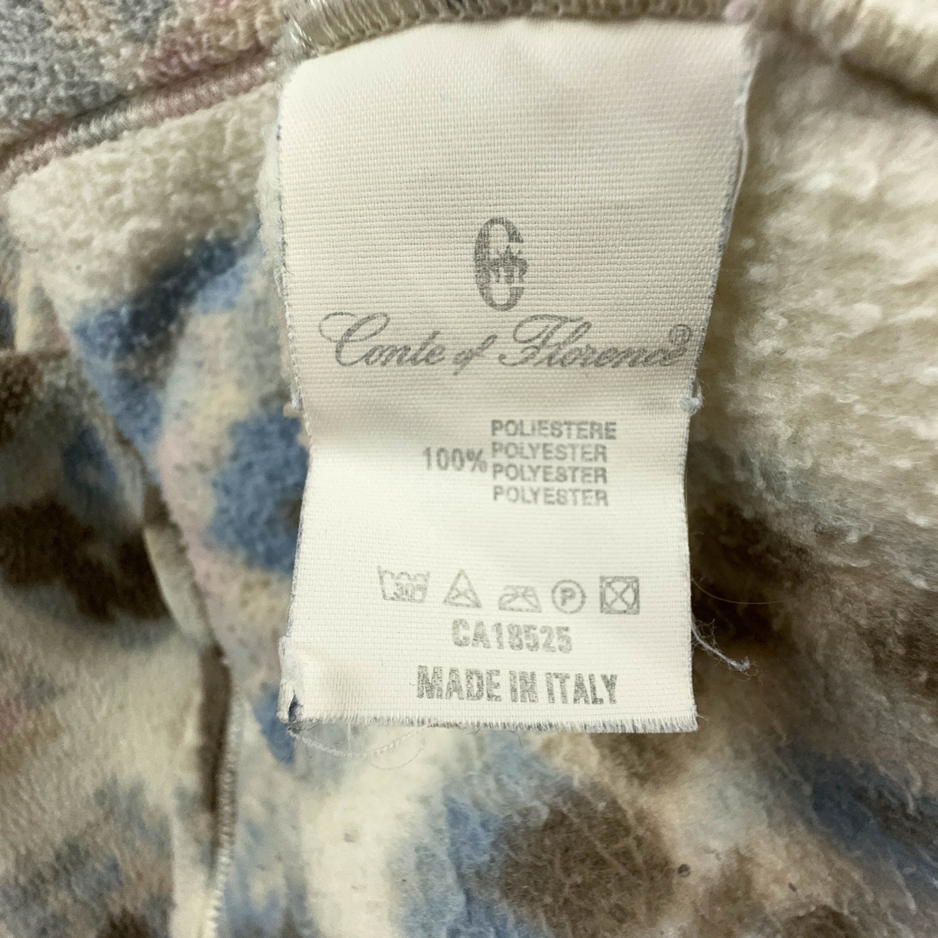 Pile Shirt Conte of Florence Vintage Cream Patterned - Size M Men