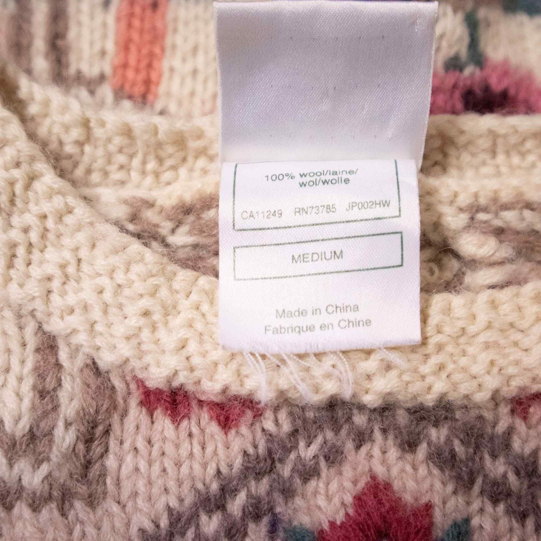 Vintage 100% wool sweater - Size M