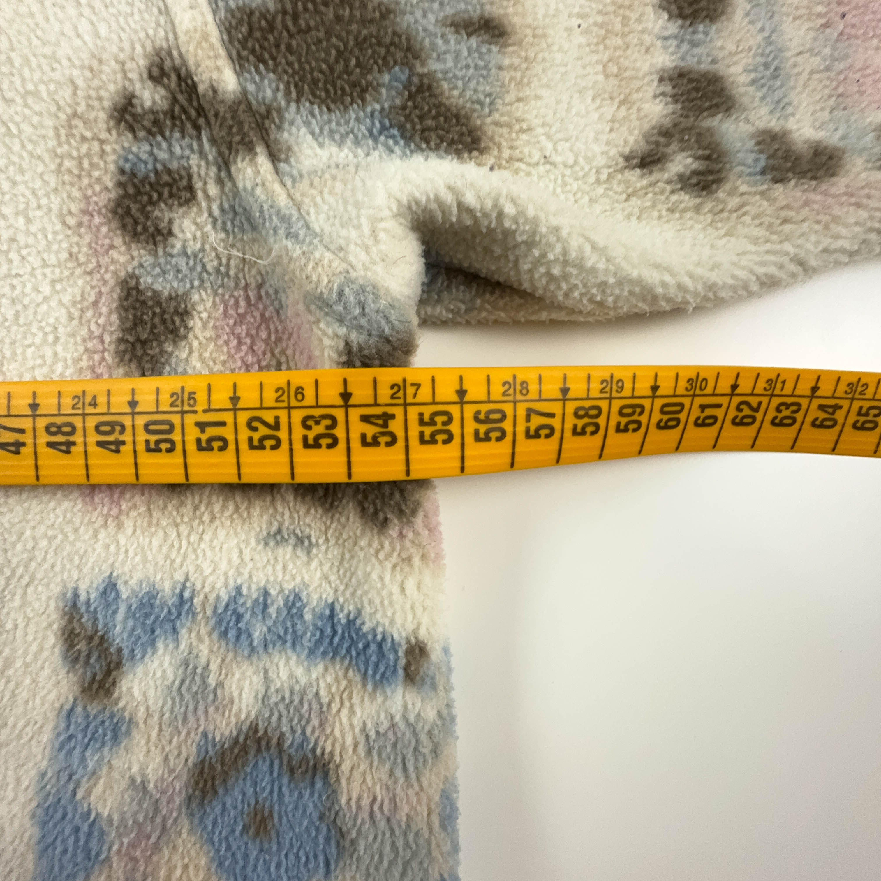 Pile Shirt Conte of Florence Vintage Cream Patterned - Size M Men