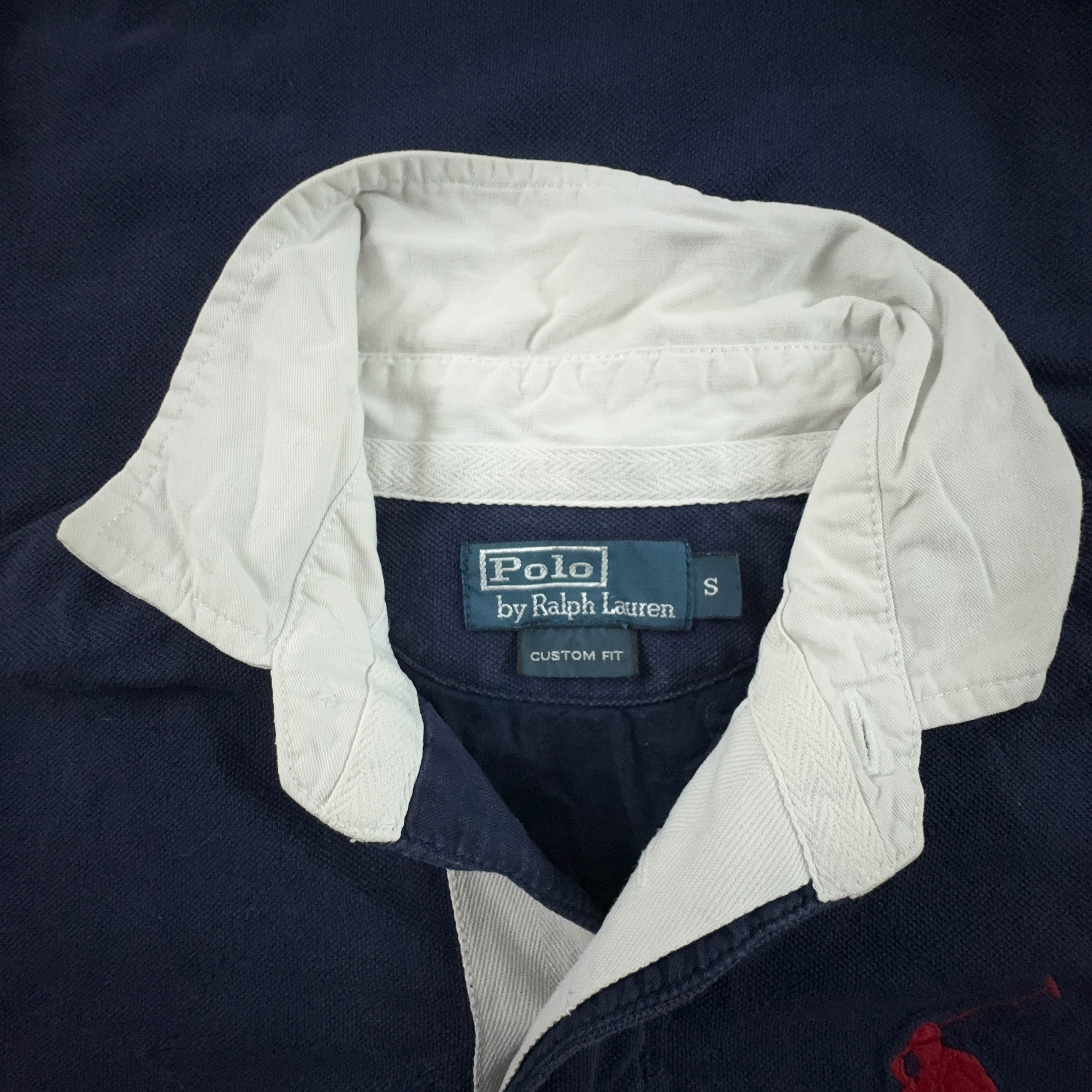 Polo Ralph Lauren Vintage Dark Blue Custom Fit - Men's Size S/M