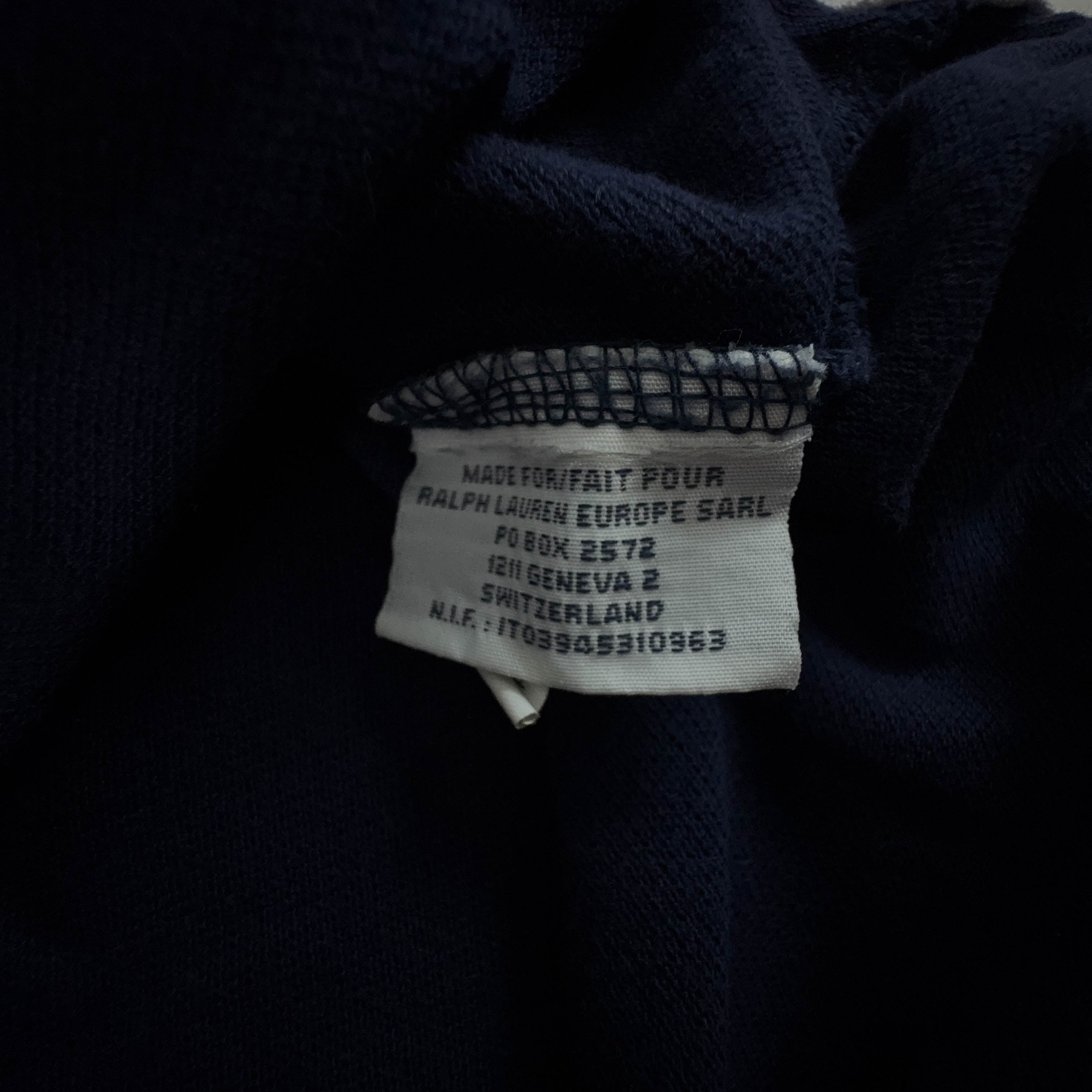 Polo Ralph Lauren Vintage Dark Blue Custom Fit - Men's Size S/M