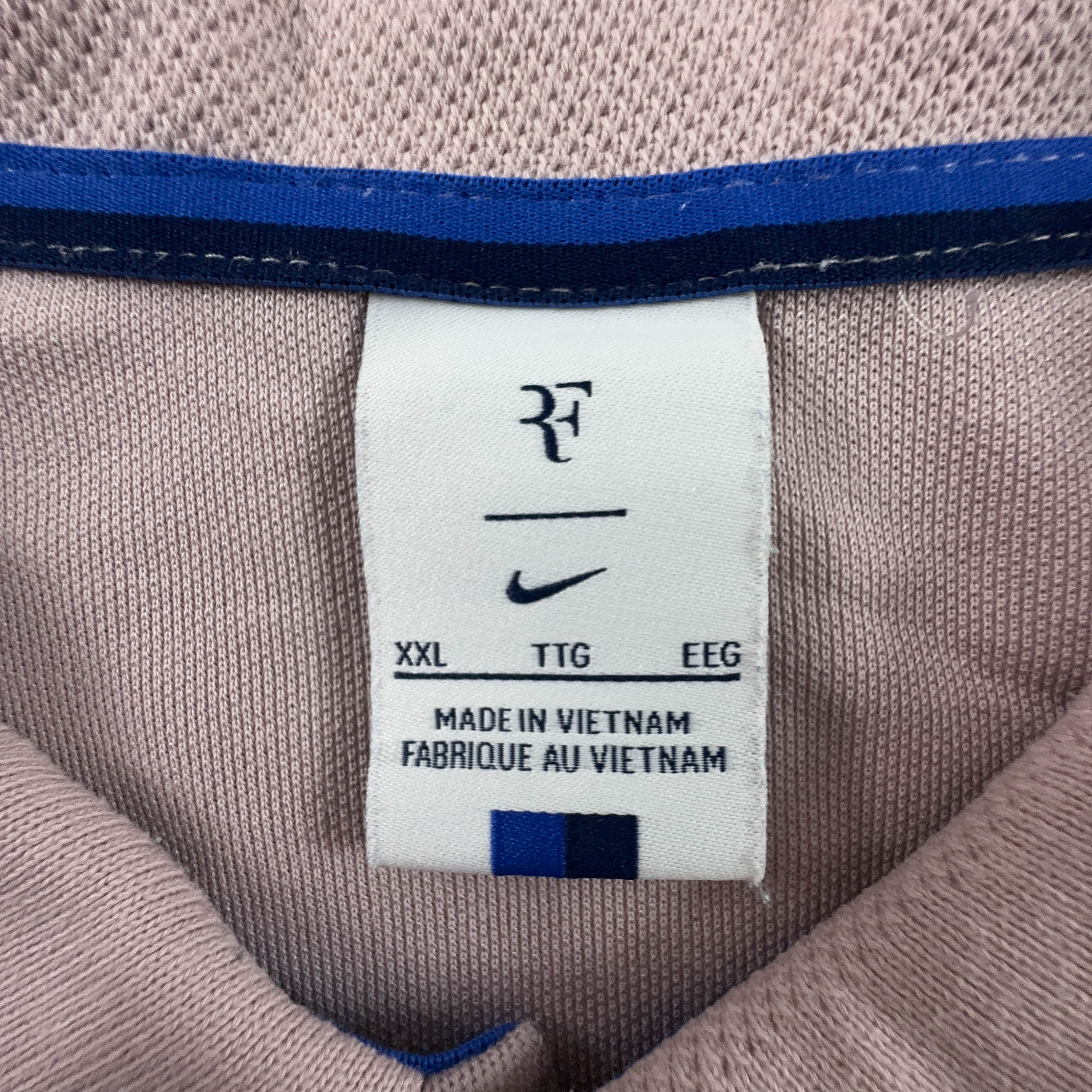 Nike x Roger Federer Solid Pink Polo Shirt - Men's Size XXL