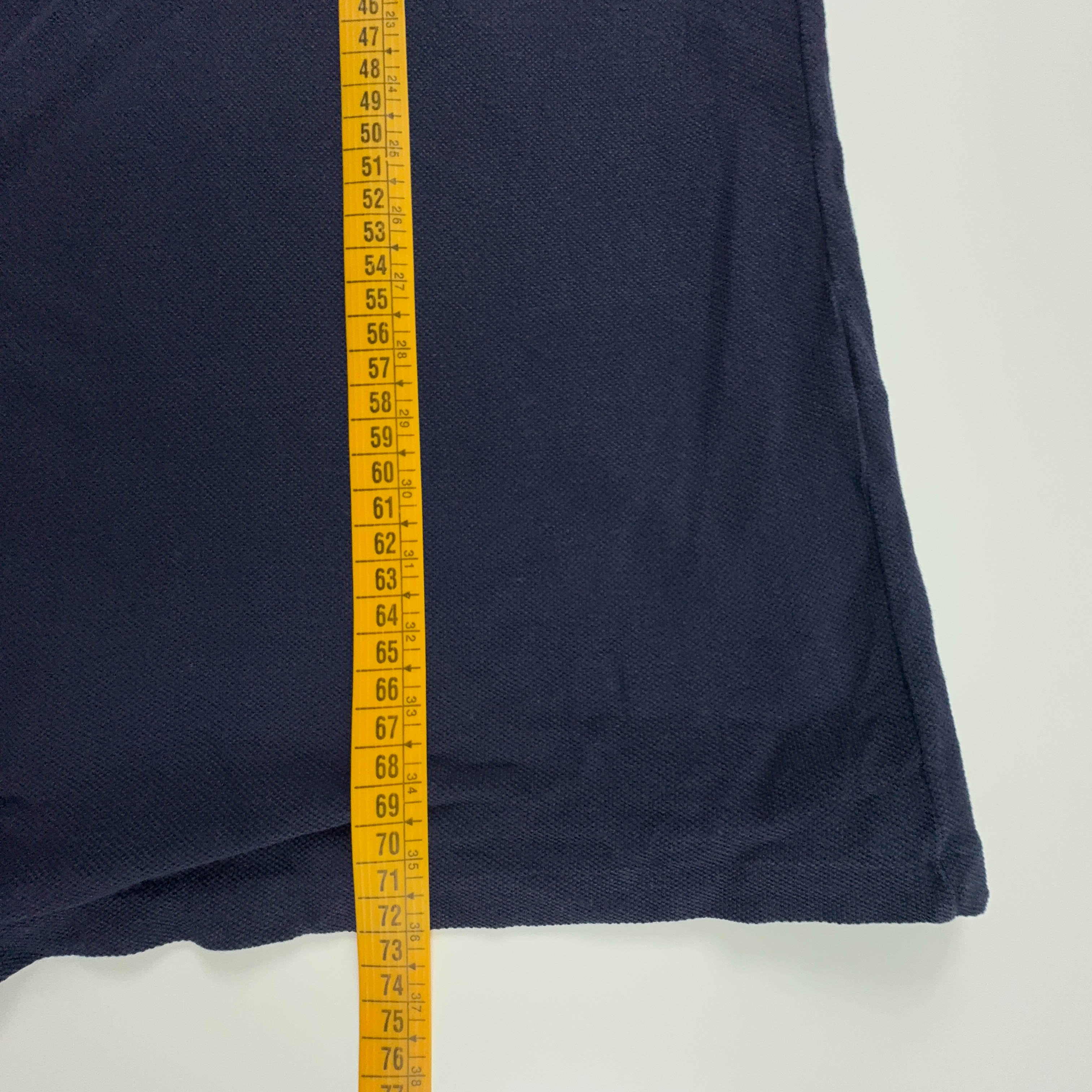 Lacoste Solid Dark Blue Polo Shirt - Men's Size M/L