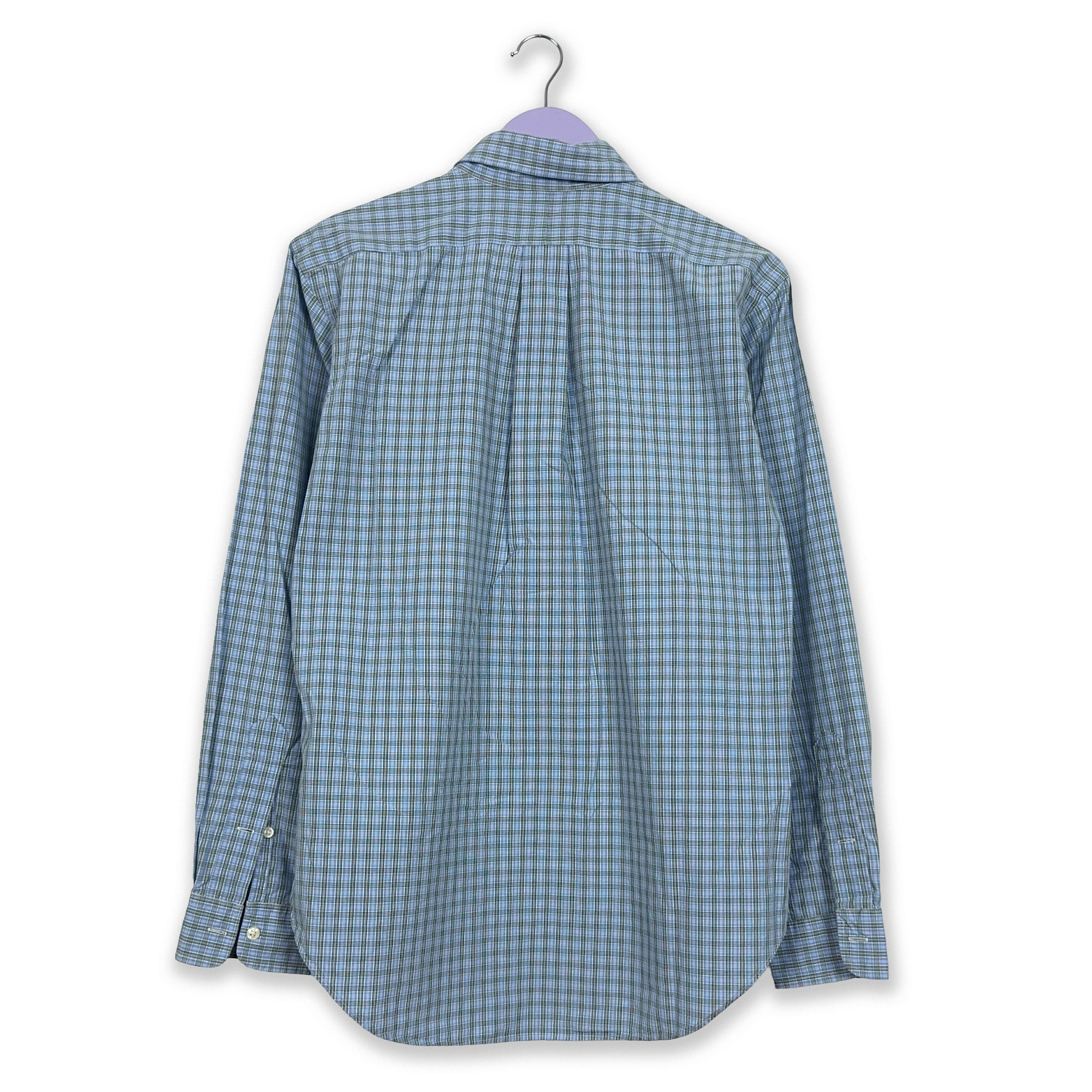 Camicia Ralph Lauren a quadri azzurra classic fit - Taglia M/L uomo