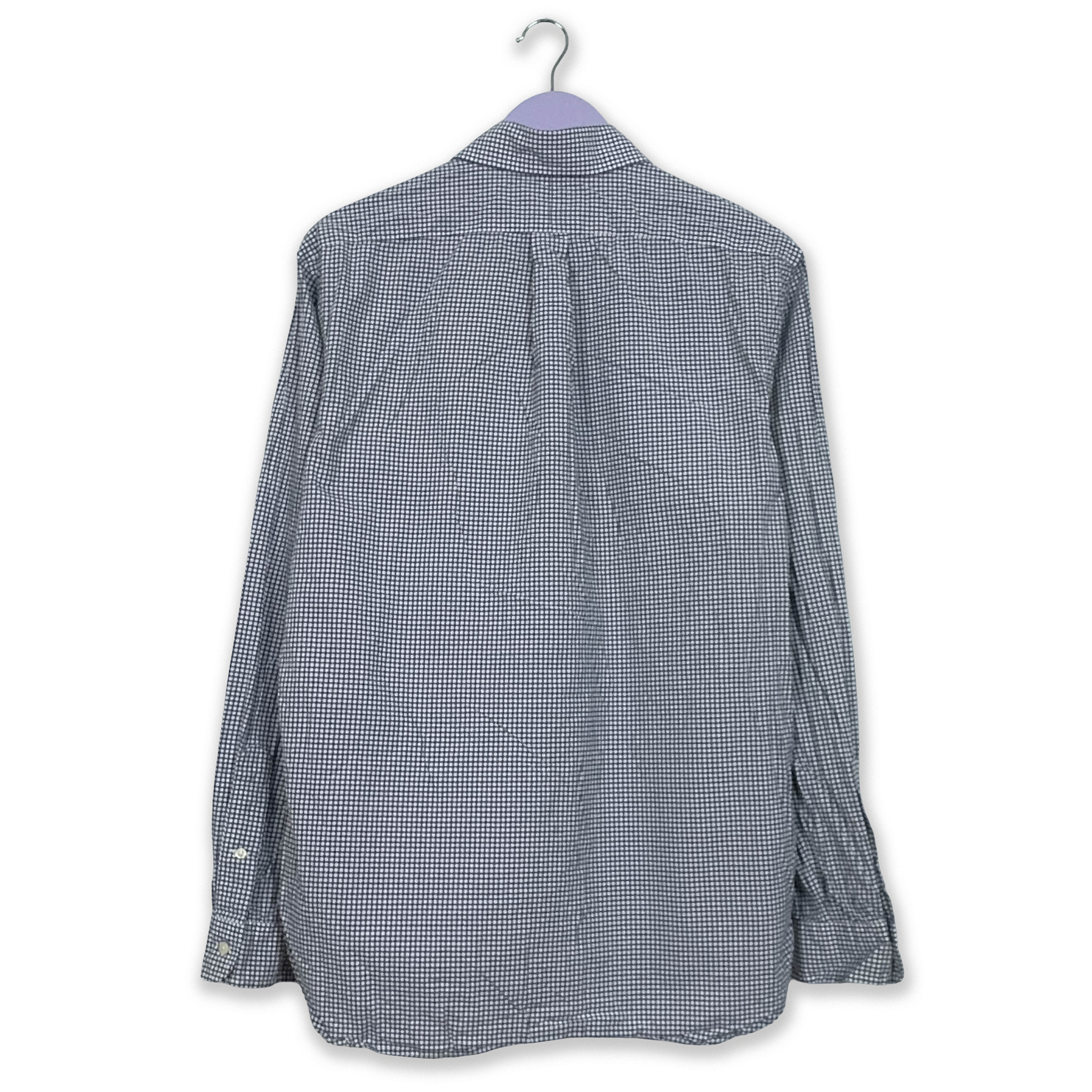 Camicia Ralph Lauren a quadri blu e bianca slim fit - Taglia 16 175 uomo