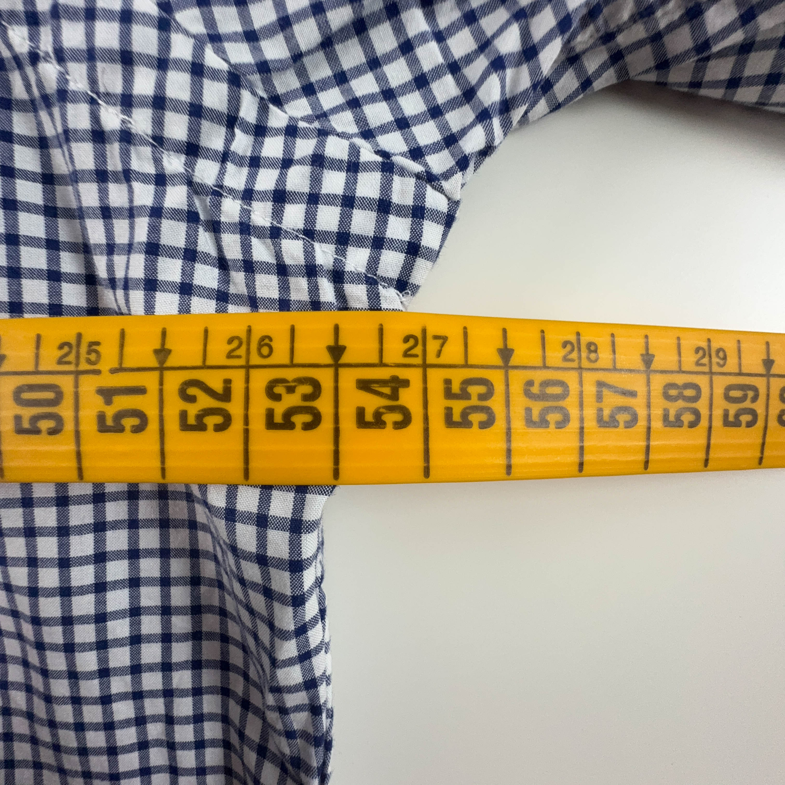 Camicia Ralph Lauren a quadri blu e bianca slim fit - Taglia 16 175 uomo