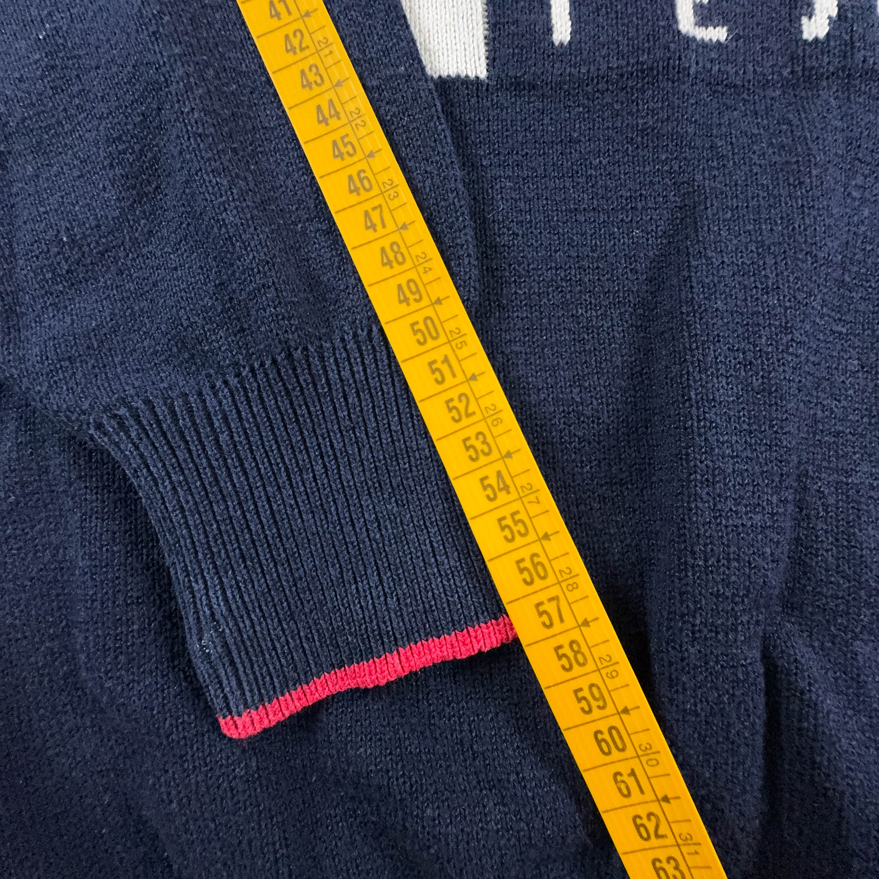 Puma Vintage Blue Crewneck Sweater with Summer Team Logo - Size 6 L Men