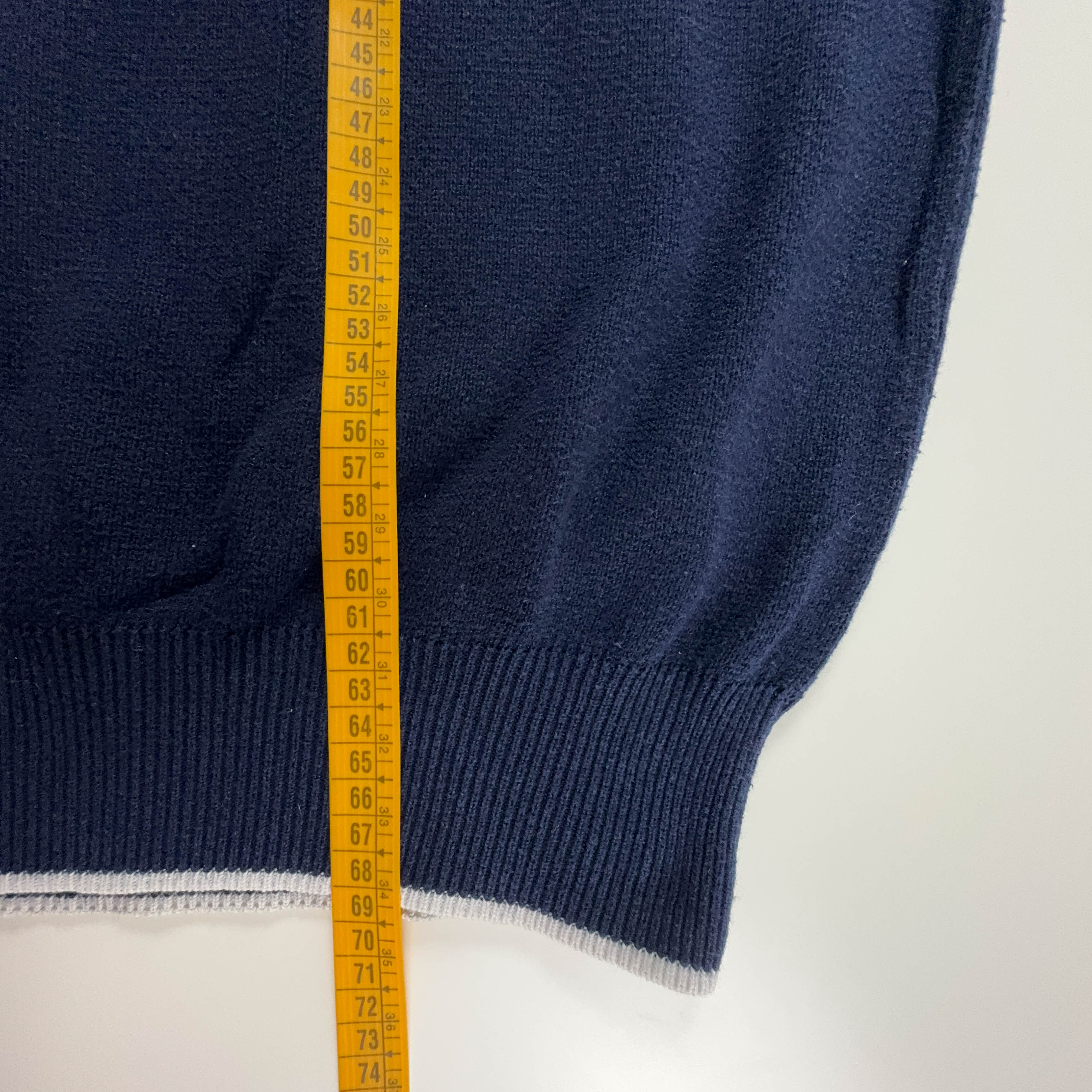 Puma Vintage Blue Crewneck Sweater with Summer Team Logo - Size 6 L Men