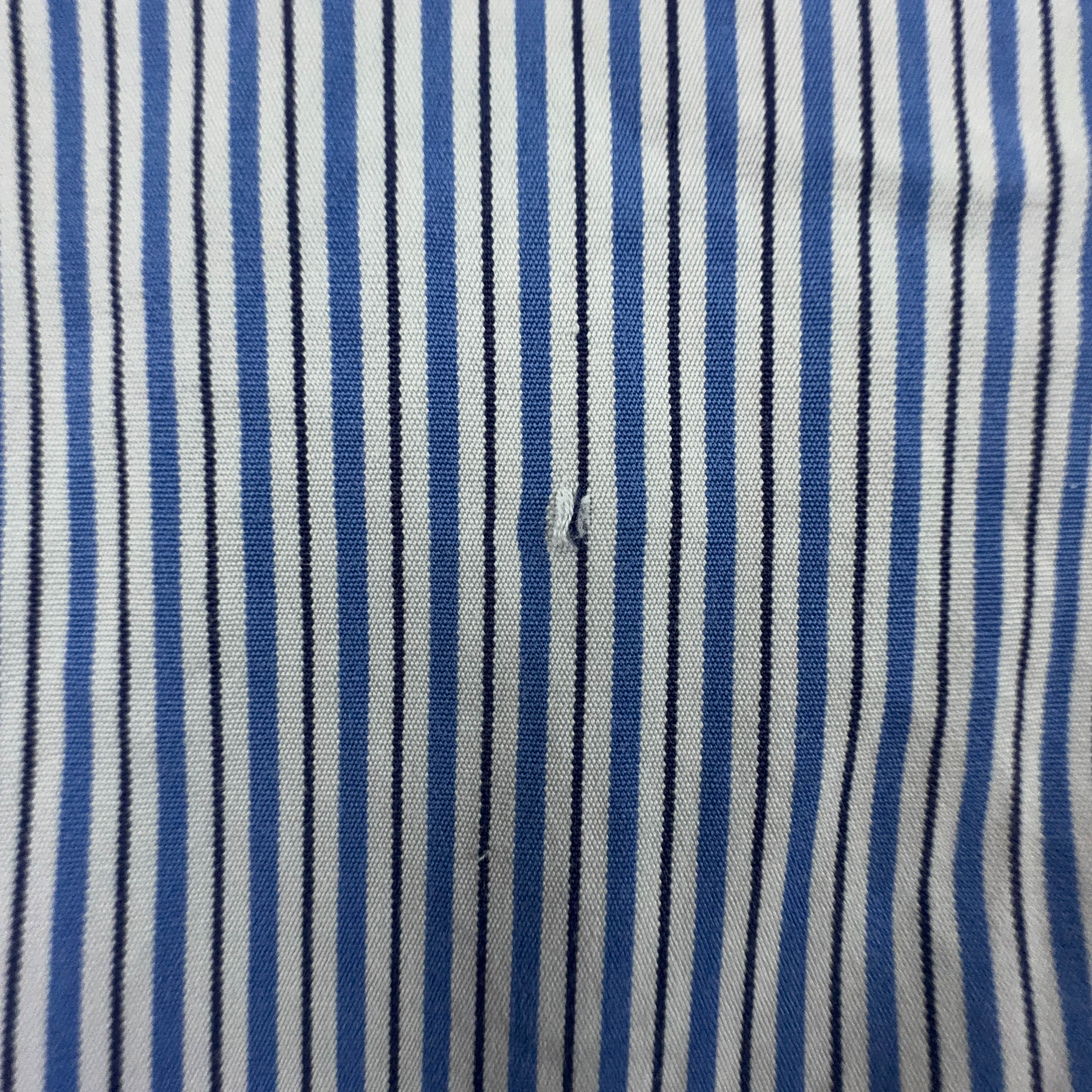 Camicia Ralph Lauren a righe azzurra e bianca custom fit - Taglia M/L uomo