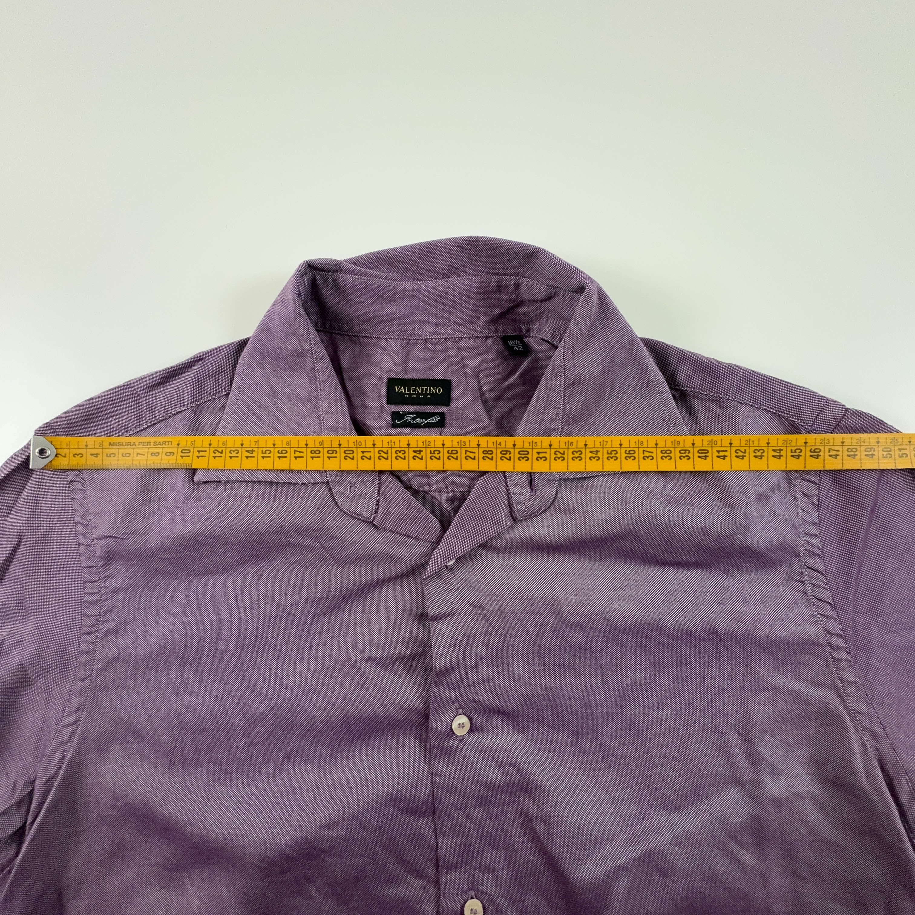 Camicia Valentino viola - Taglia 16.5 42 uomo