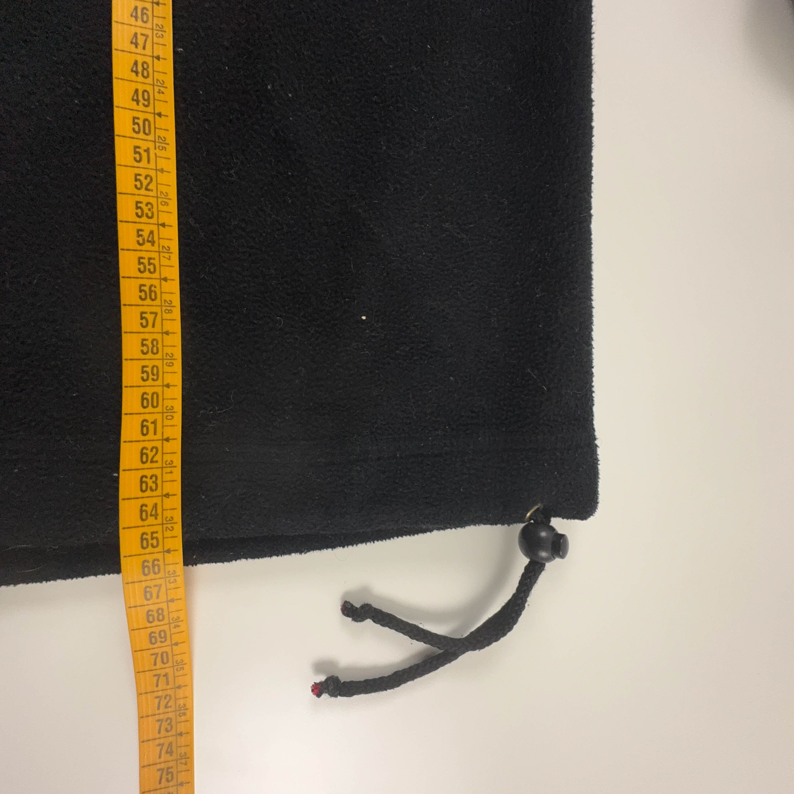 Pile Mauna Kea Vintage nero e blu astratto con ricamo anni 80 90 - Taglia M/L uomo