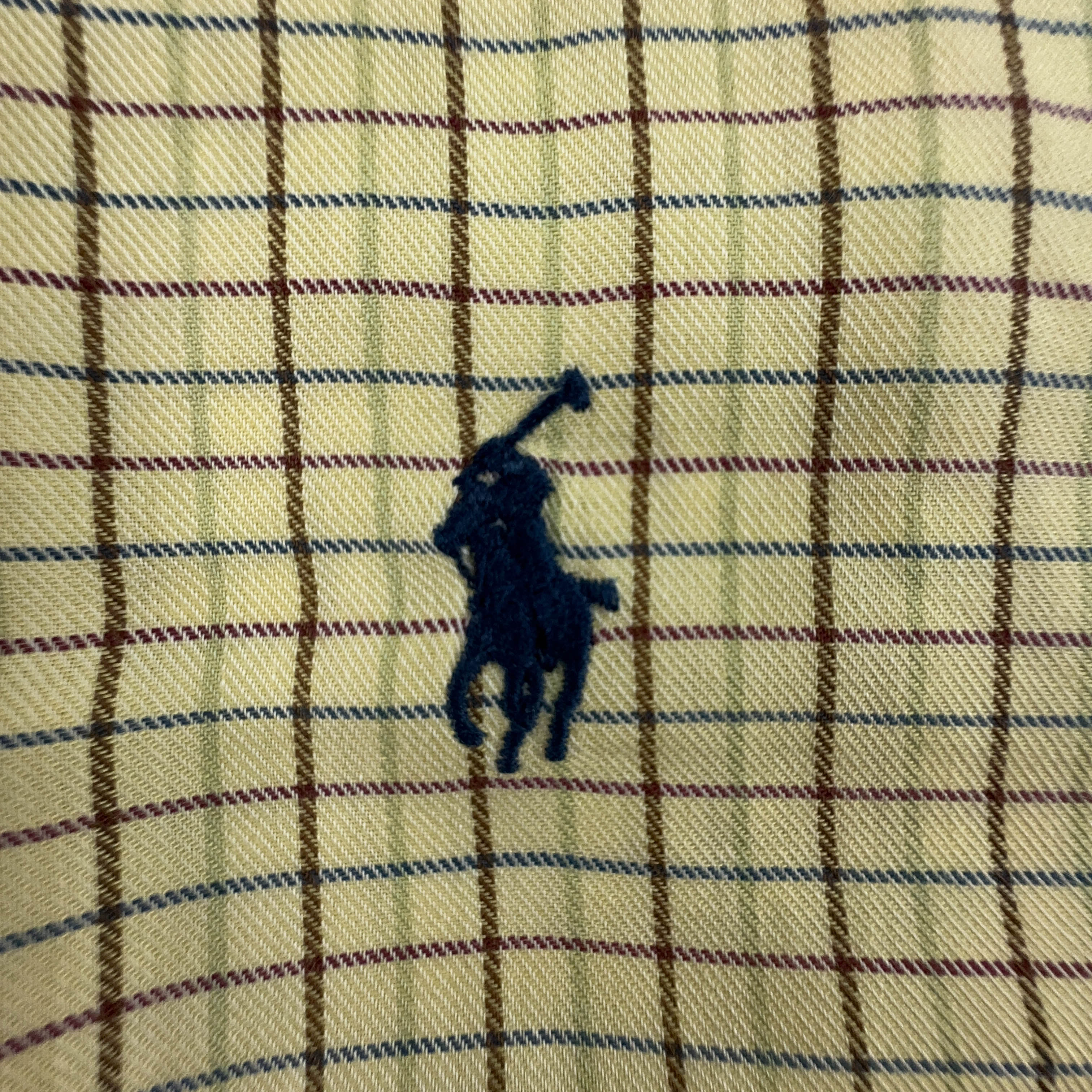 Camicia Ralph Lauren a quadri gialla yarmouth - Taglia 15.5 uomo