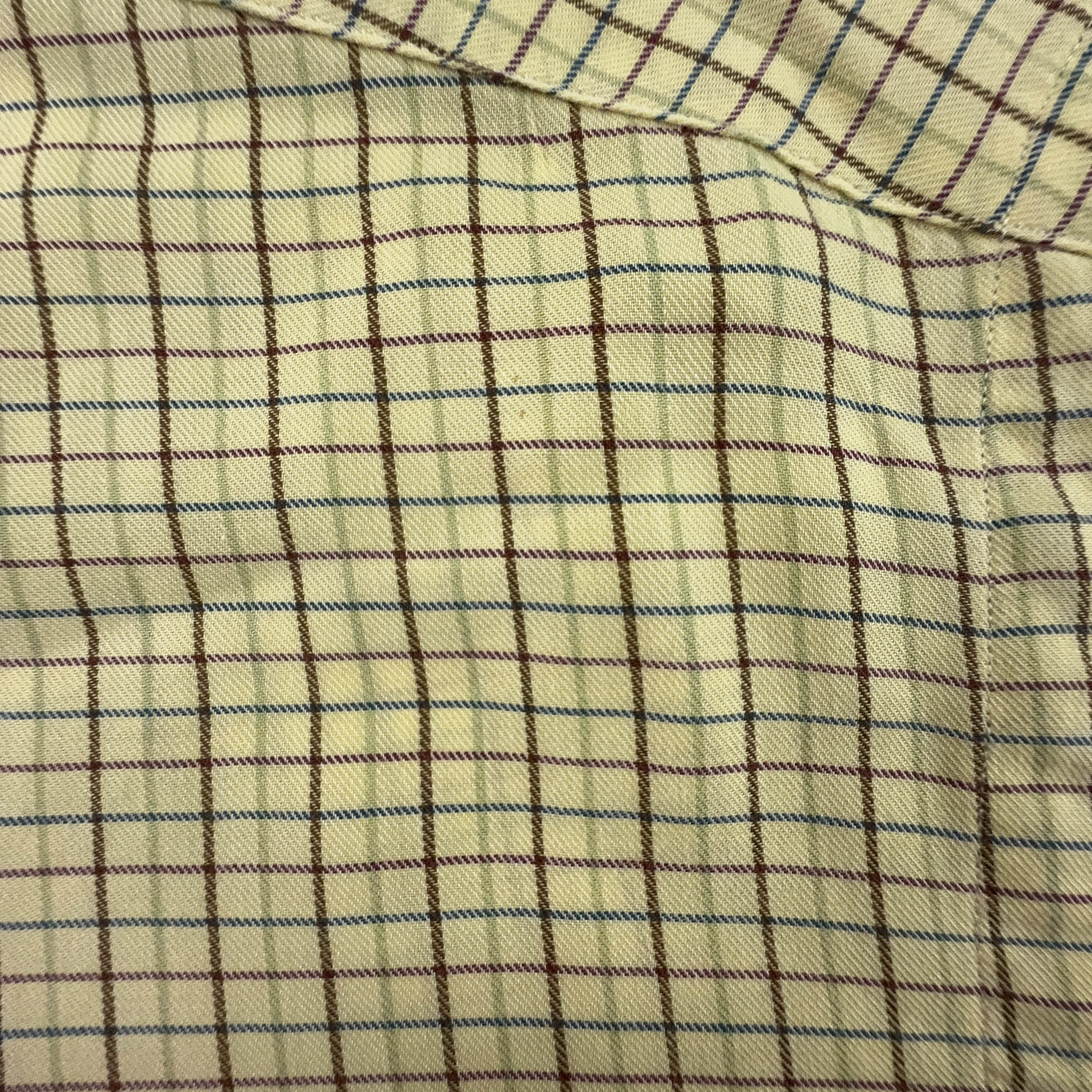 Camicia Ralph Lauren a quadri gialla yarmouth - Taglia 15.5 uomo