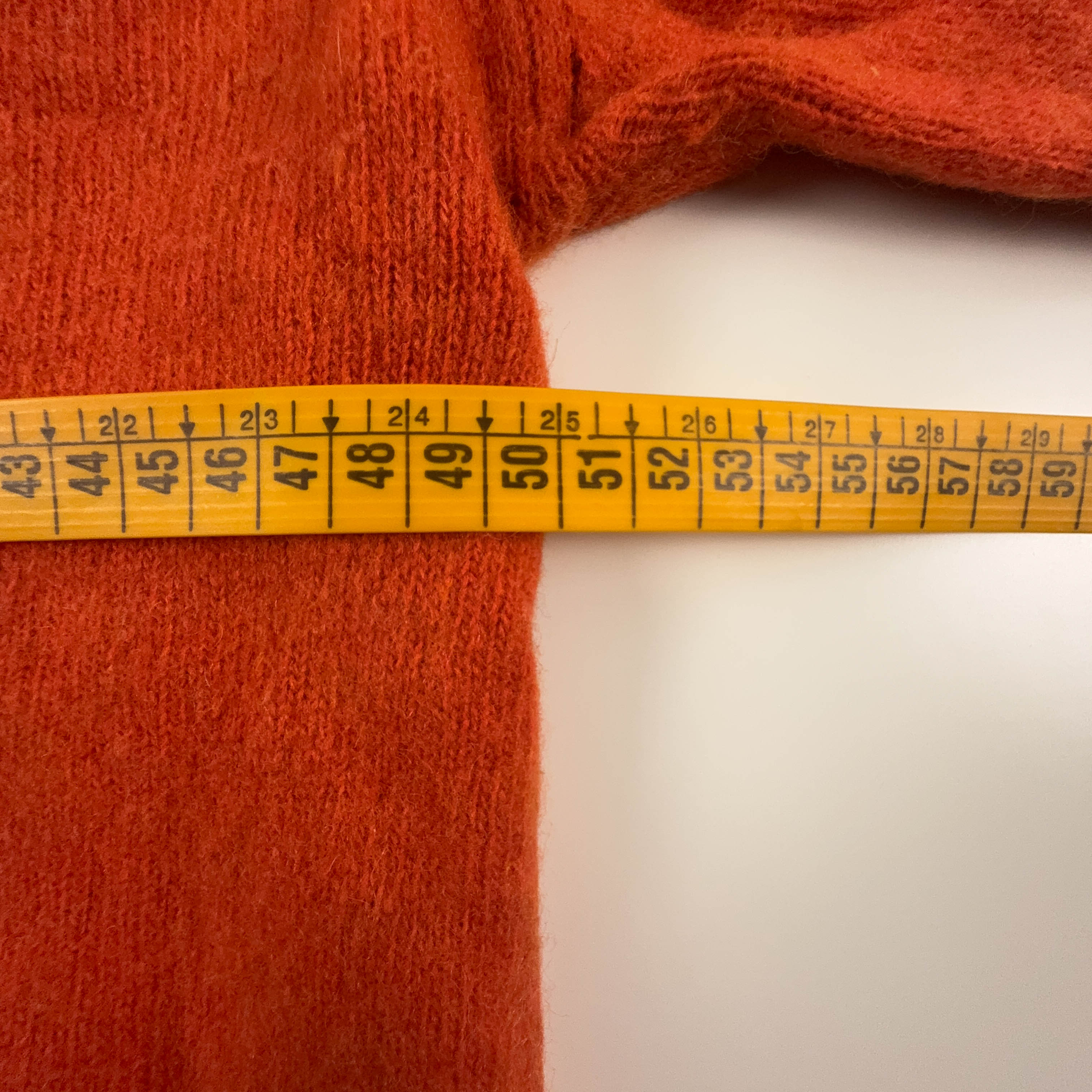 Cardigan Sapporo Olympic games 1972 Vintage arancione anni 80 90 - Taglia M/L uomo