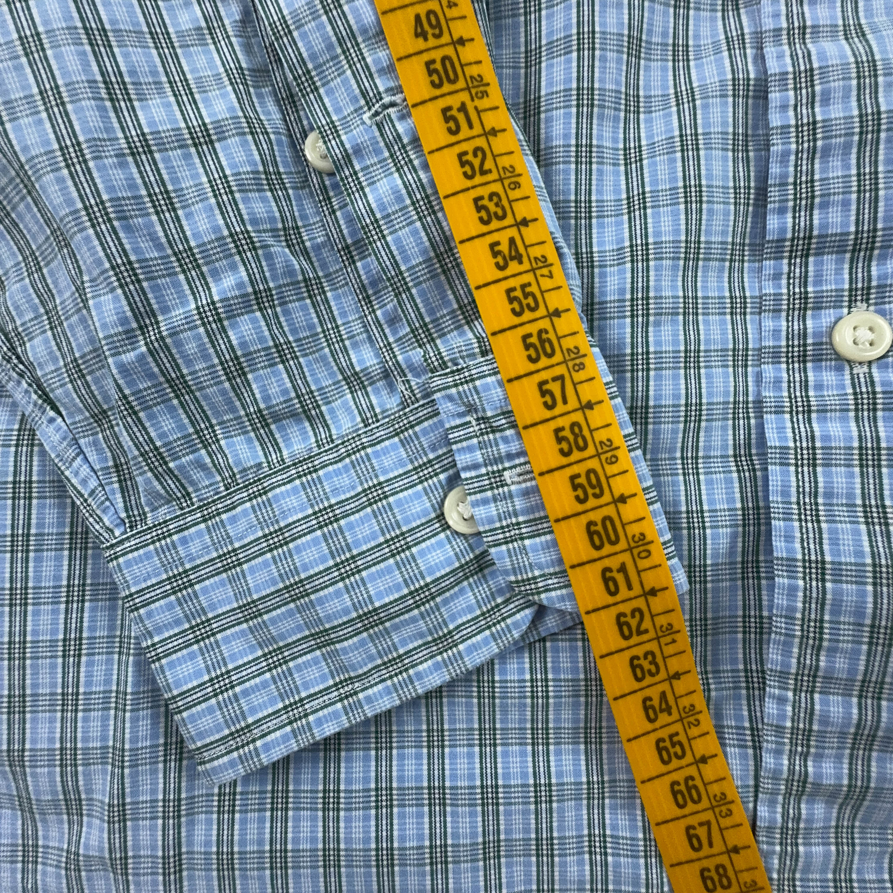Camicia Ralph Lauren a quadri azzurra classic fit - Taglia M/L uomo