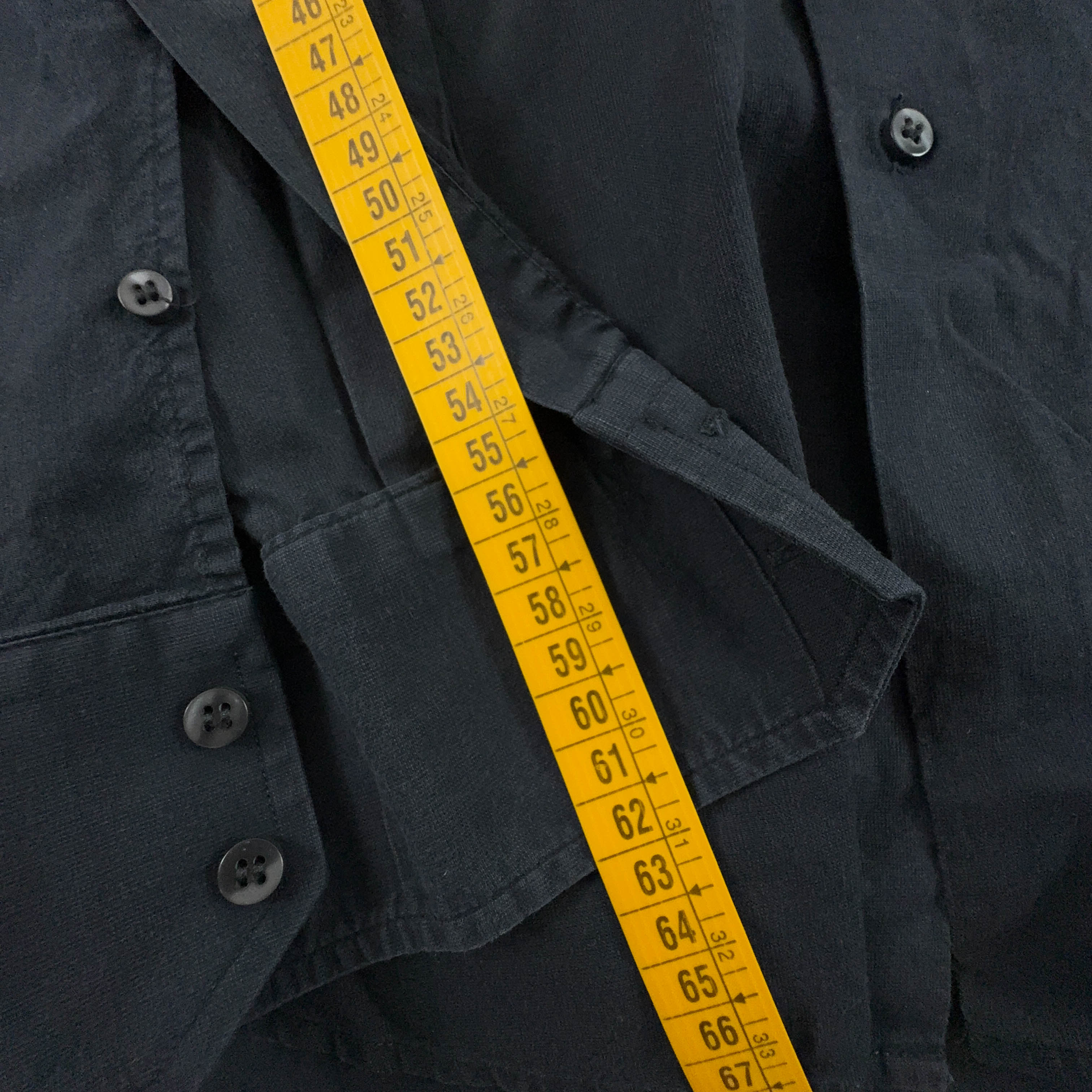 Camicia Valentino nera tinta unita - Taglia 40 uomo