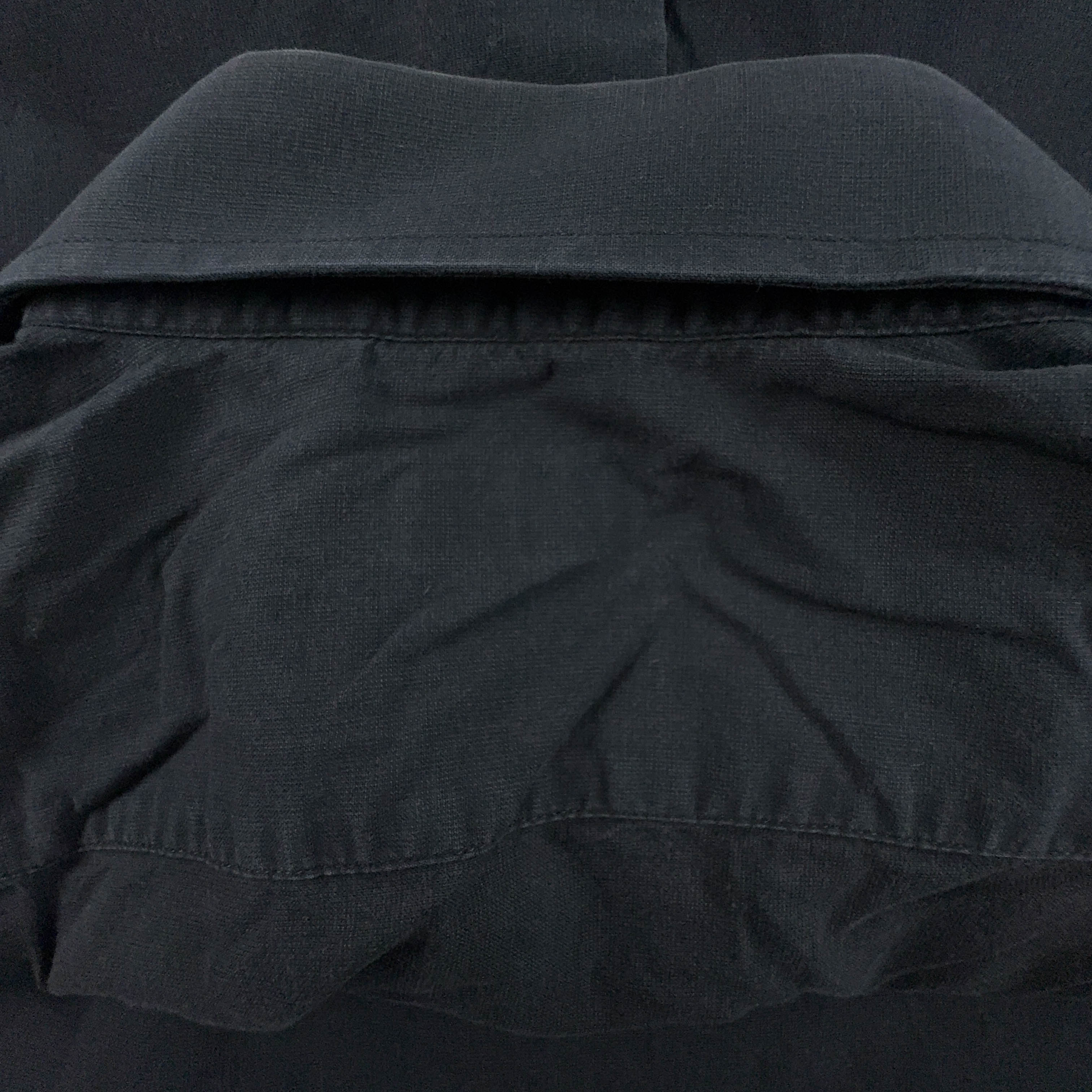 Camicia Valentino nera tinta unita - Taglia 40 uomo