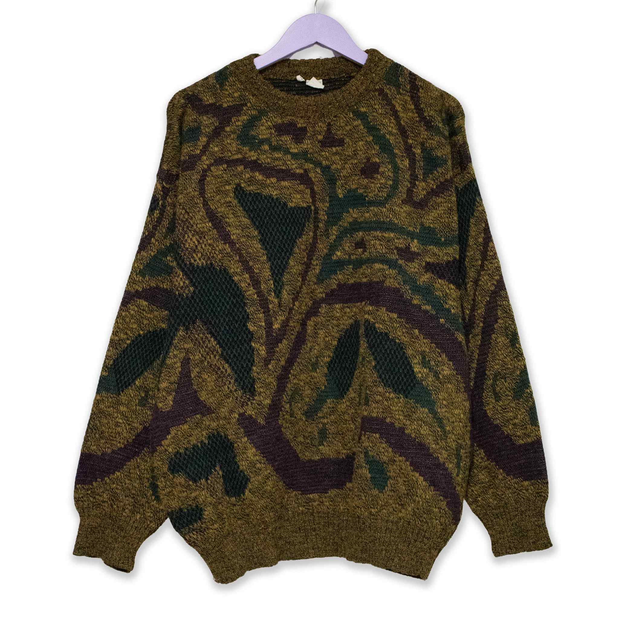 Vintage sweater 30% wool - Size XL