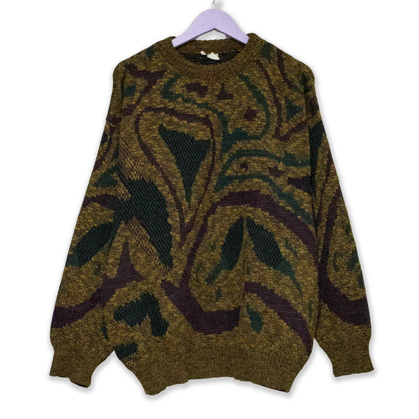 Vintage sweater 30% wool - Size XL